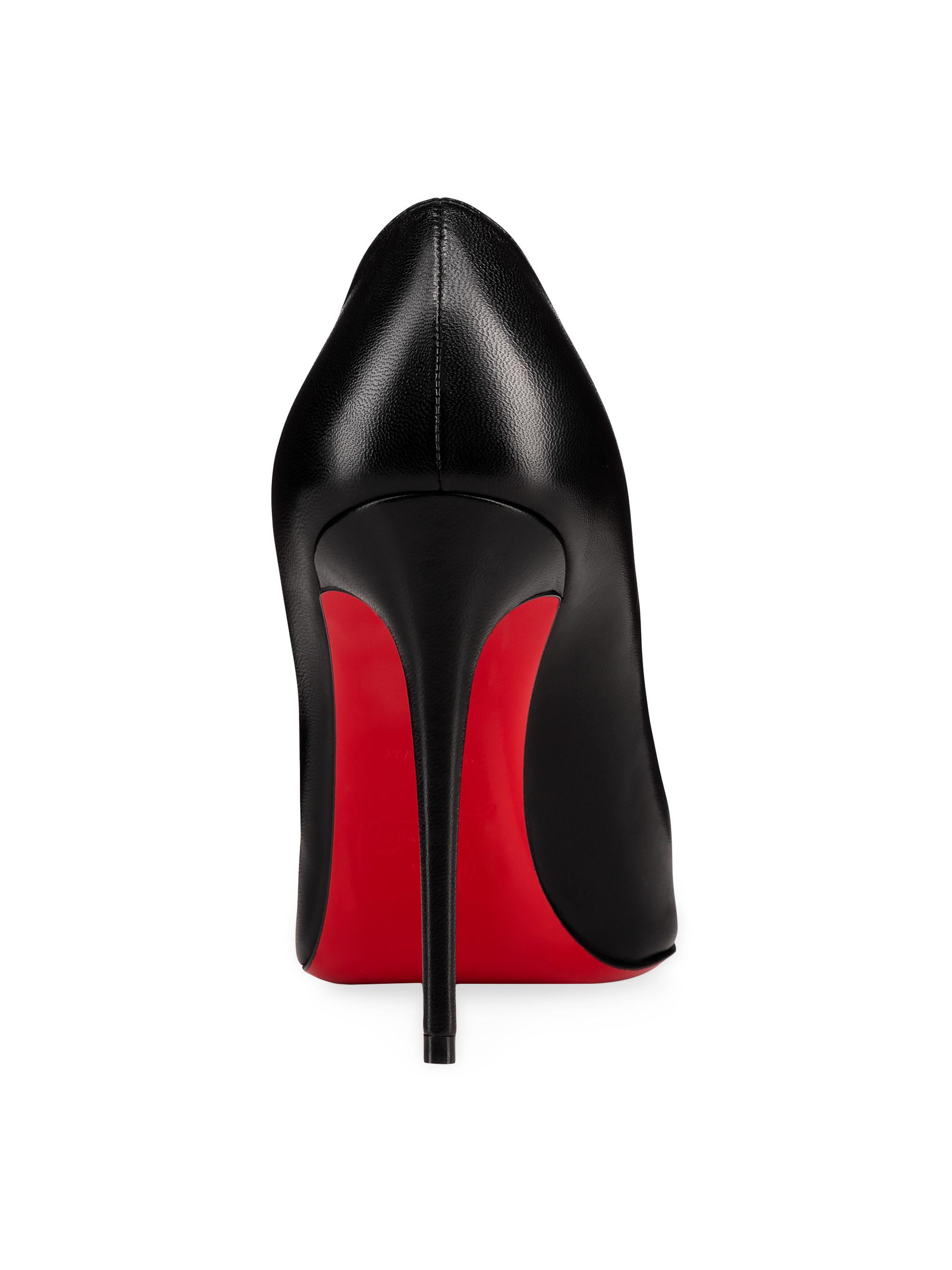 Christian Louboutin Kate 100MM Leather Pumps | Saks Fifth Avenue