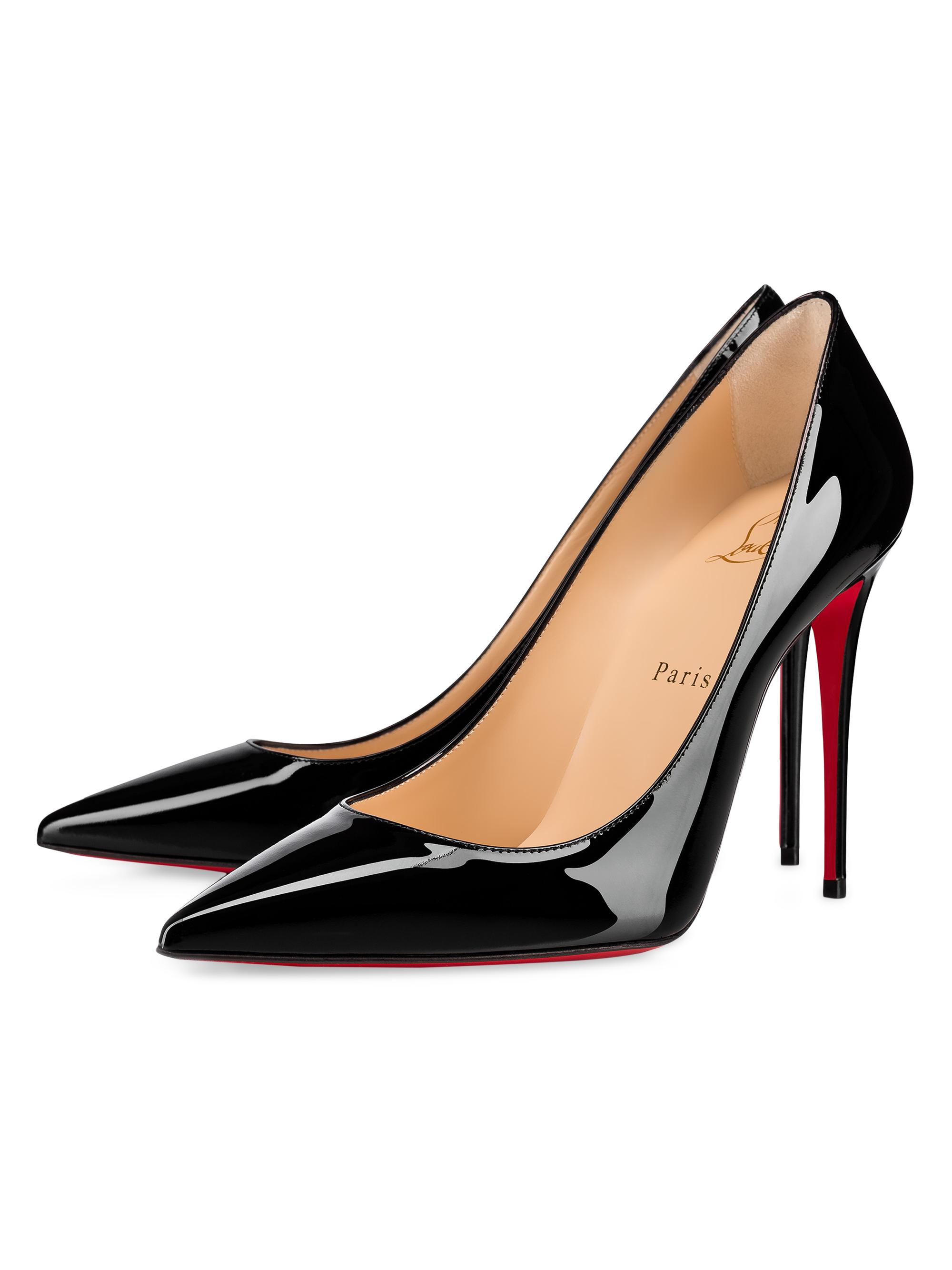 Christian Louboutin Kate 100MM Patent Leather Pumps | Saks