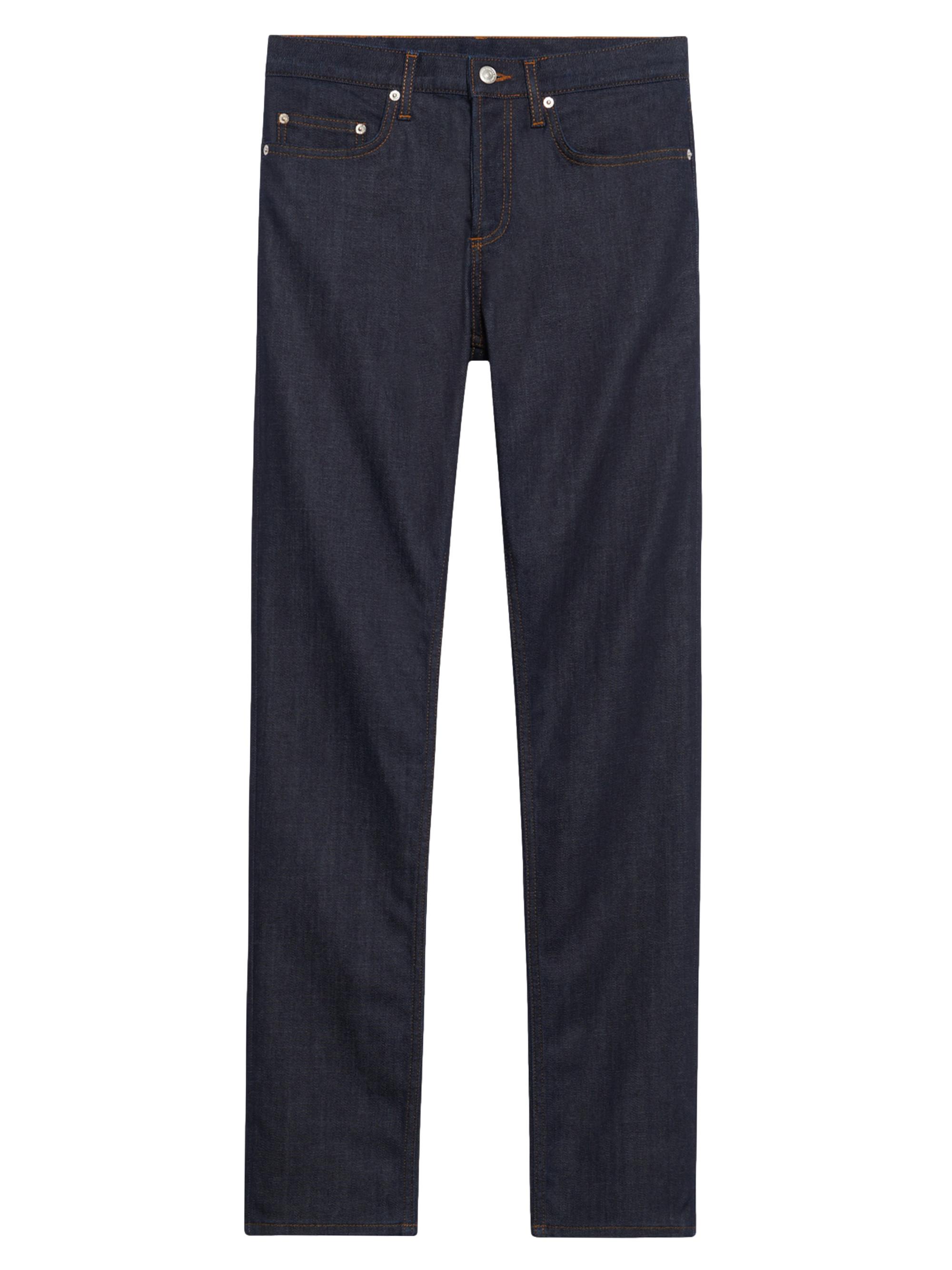 Sandro Men's Raw Jeans - Narrow Cut - Raw Denim