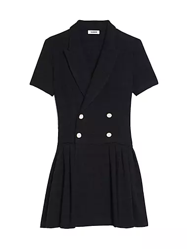 Short Tweed Coat Dress