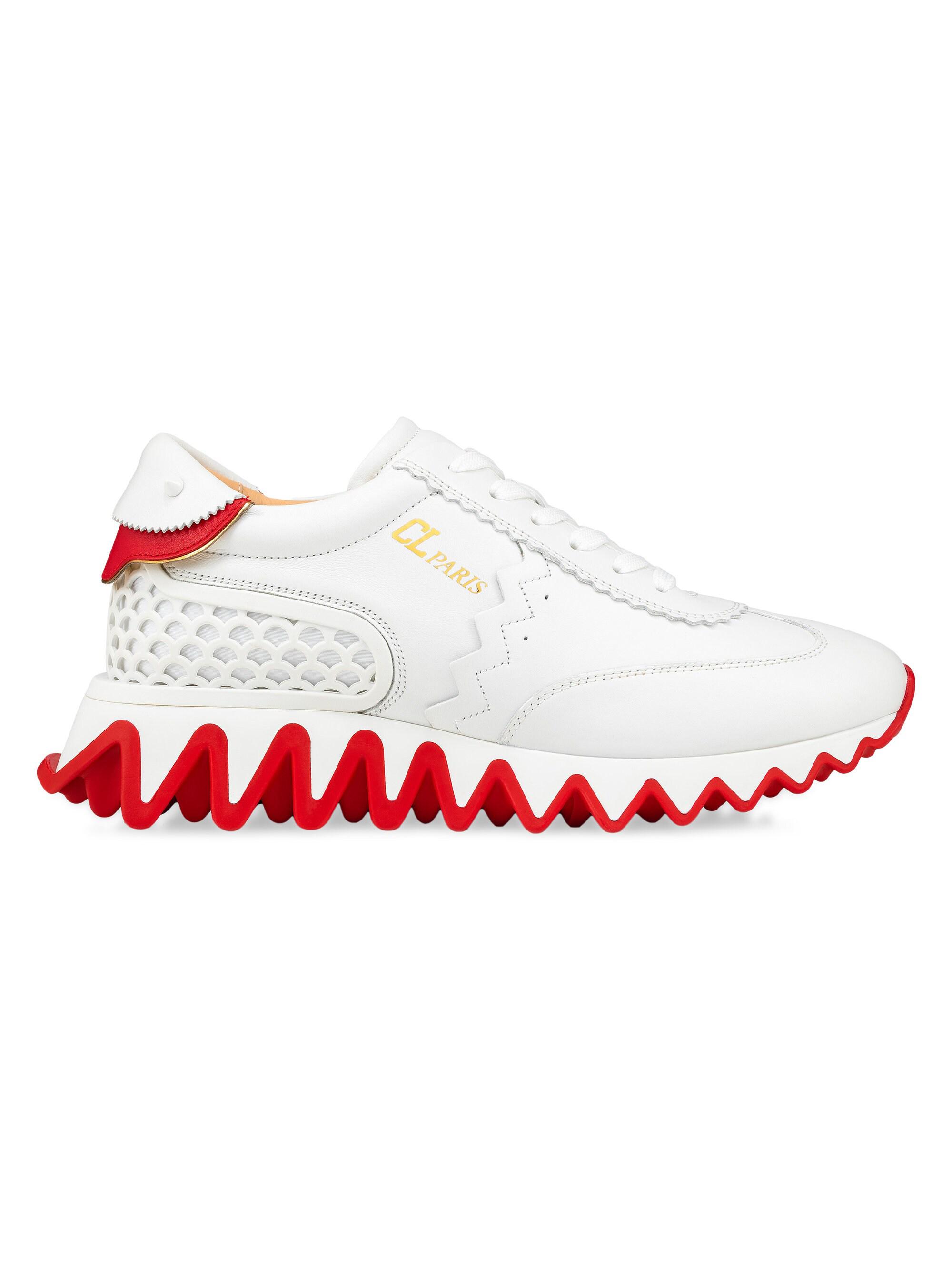 Christian Louboutin Women's Loubishark Woman Sneakers - Bianco