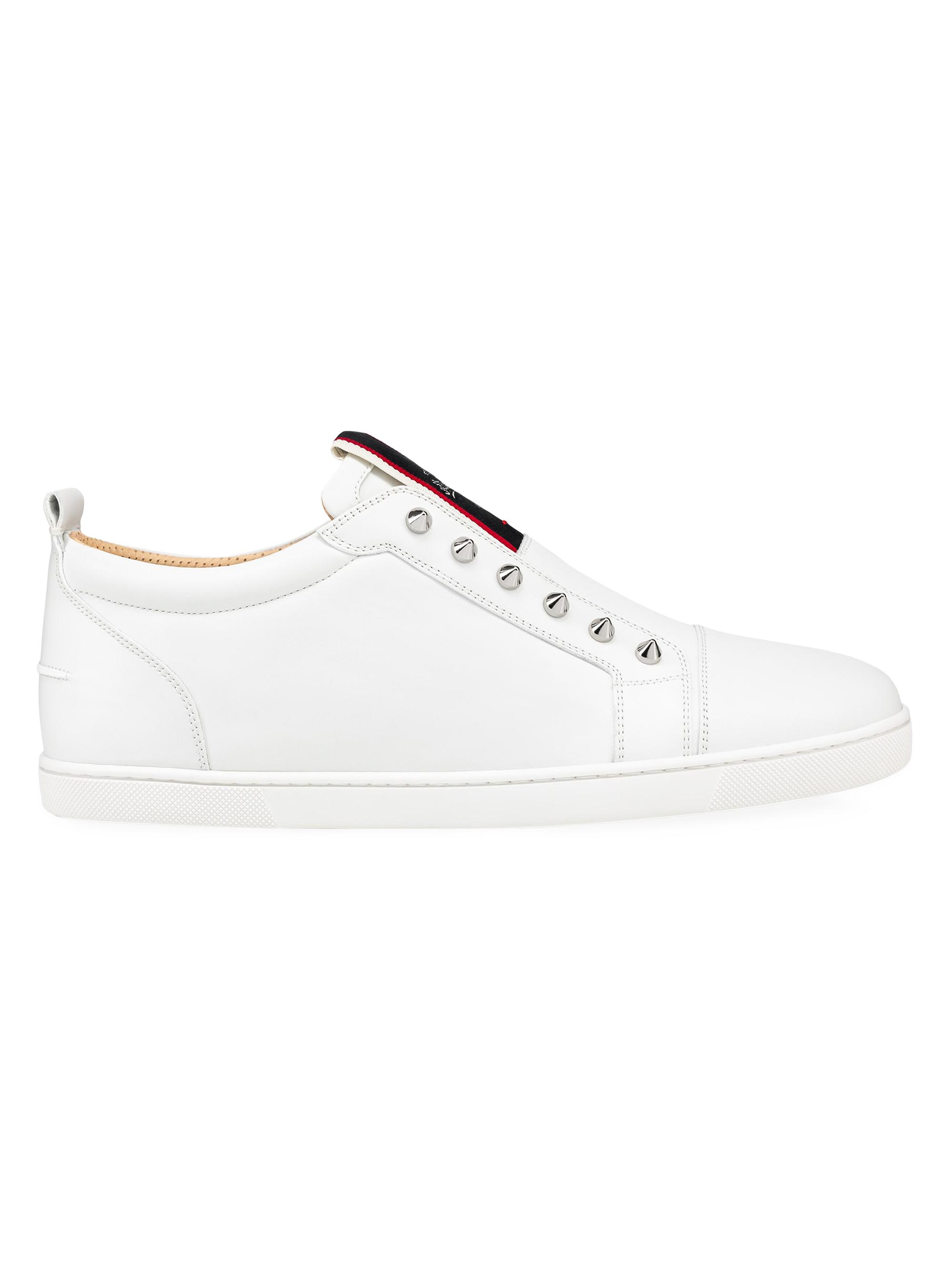 Christian Louboutin Men's F. A.V Fique A Vontade Sneakers - White