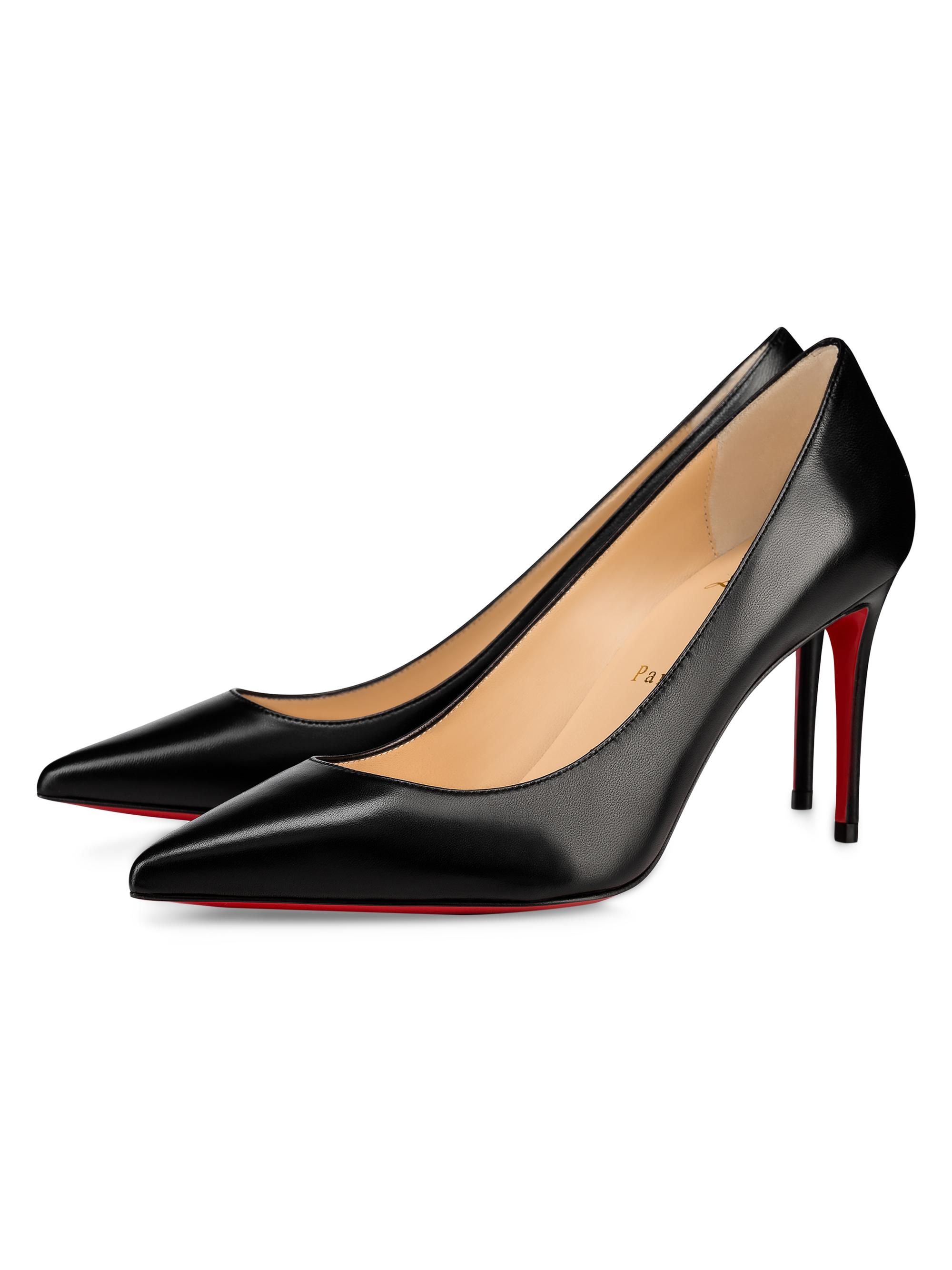 Christian Louboutin Kate Calf Leather 85MM Pumps | Saks Fifth Avenue