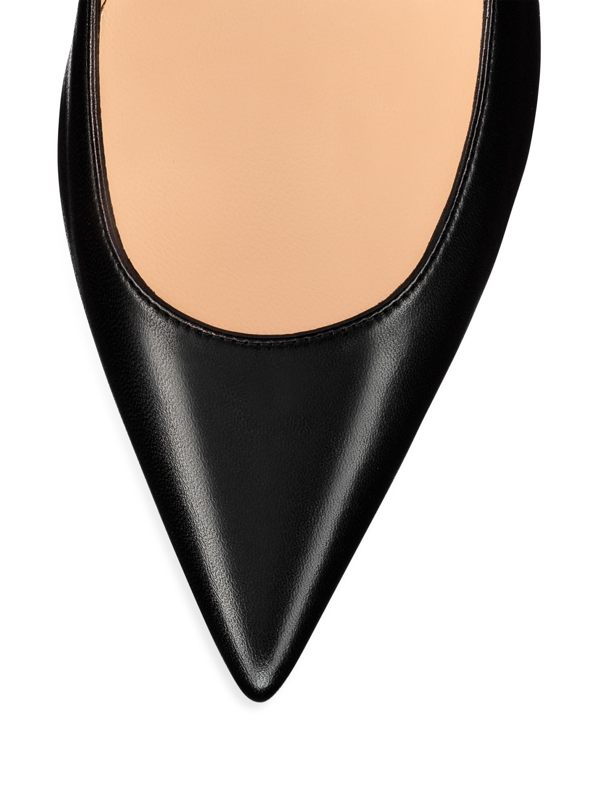 Christian Louboutin Kate Calf Leather 85MM Pumps | Saks Fifth Avenue