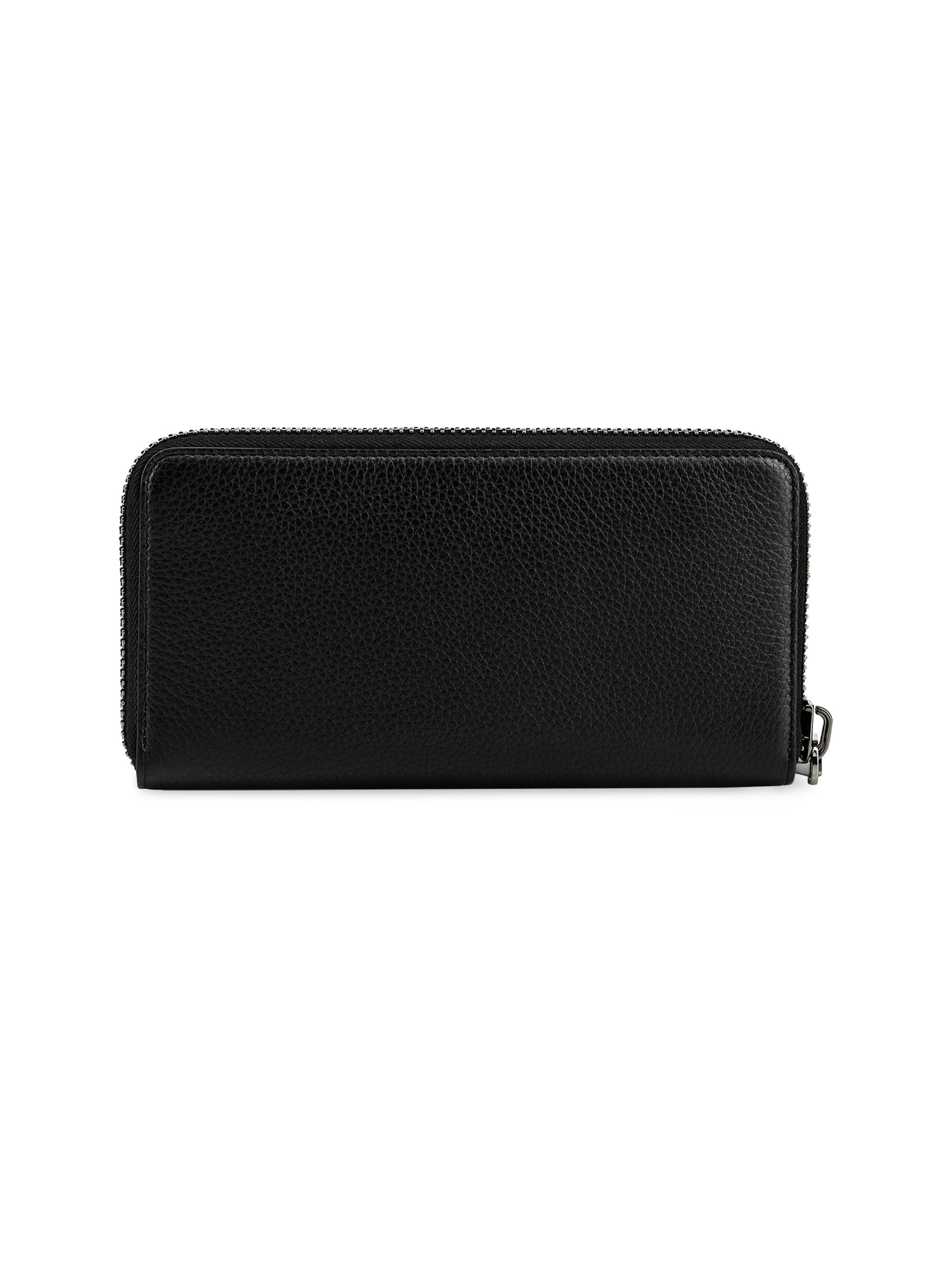 小物 Christian Louboutin Panettone wallet Panettone - Wallet - Calf leather and rubber - Black - Christian