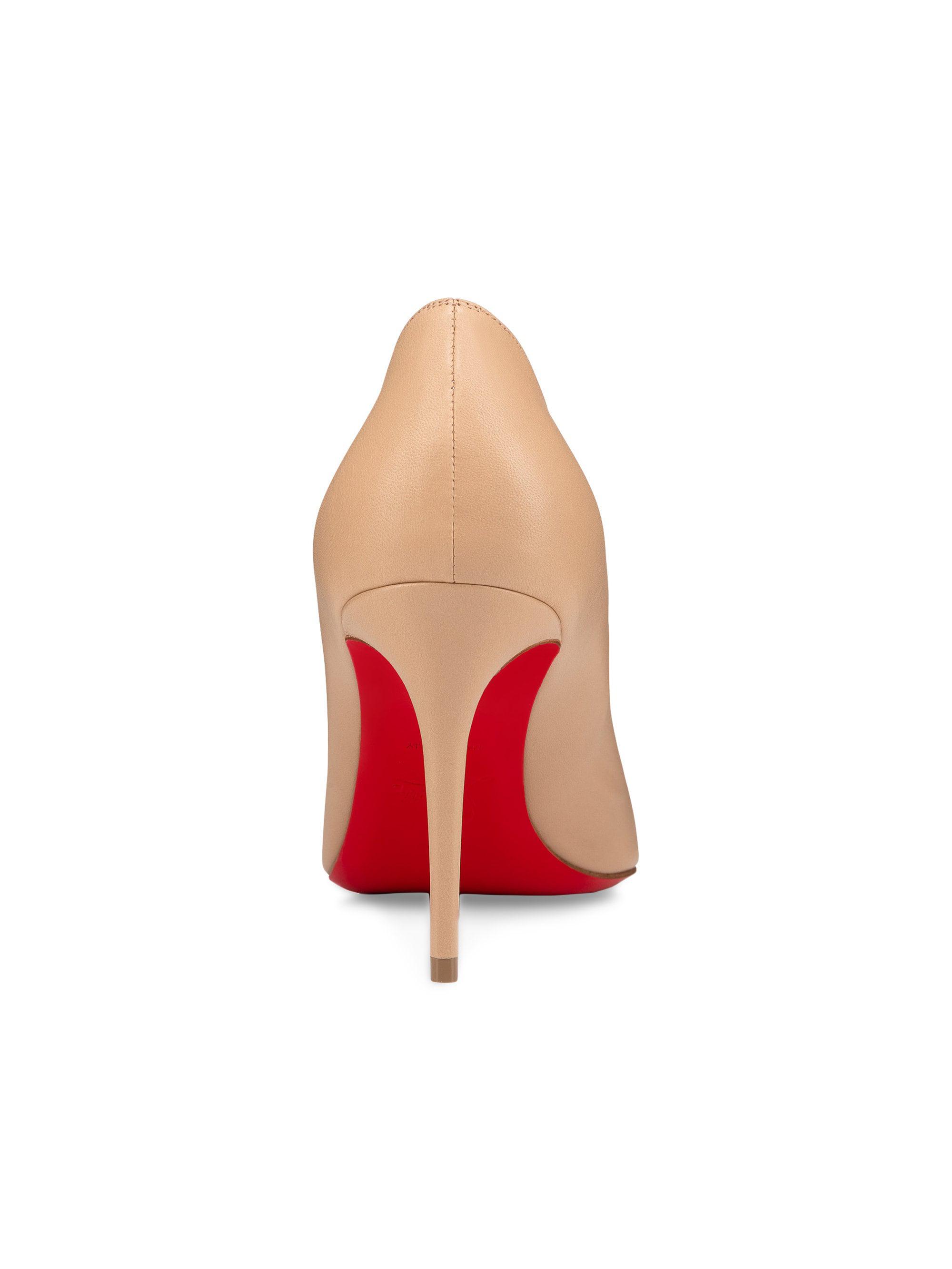 Christian Louboutin Kate Nappa Leather 85MM Pumps | Saks Fifth Avenue