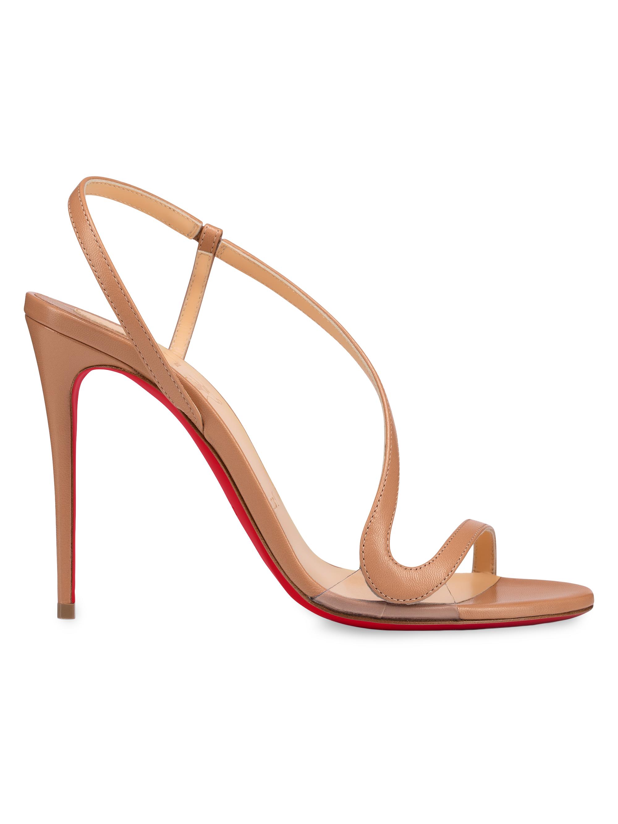 Christian Louboutin パテントサンダル Pyraclou - 110 mm エスパドリーユ - パテントレザー - パープル