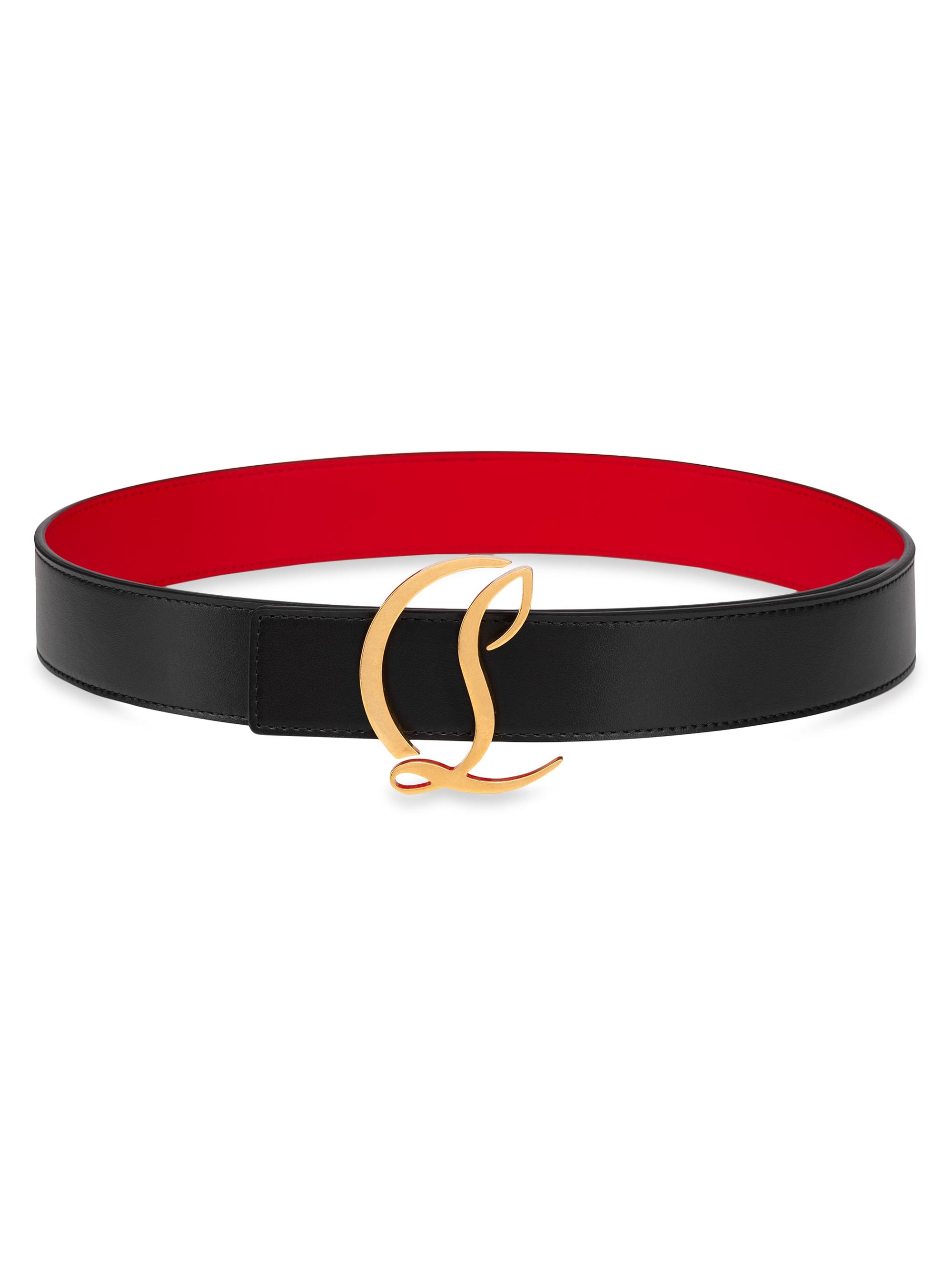 Christian Louboutin Logo Belt | Saks Fifth Avenue