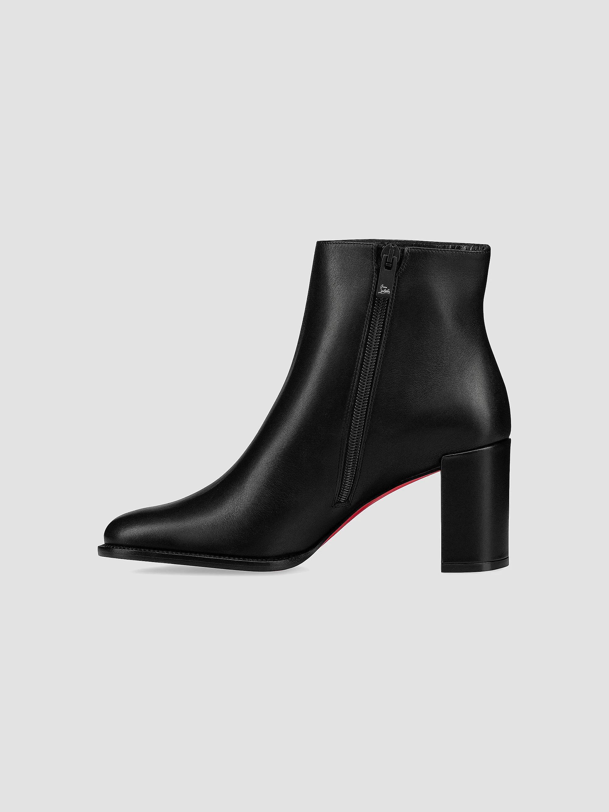 Christian Louboutin Adoxa 70MM Leather Booties | Saks Fifth Avenue