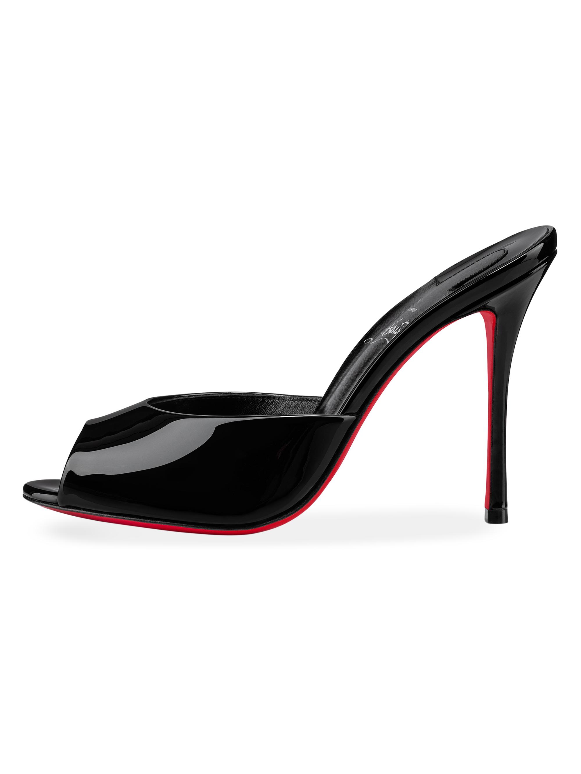 Me Dolly 100MM Patent Leather Mules