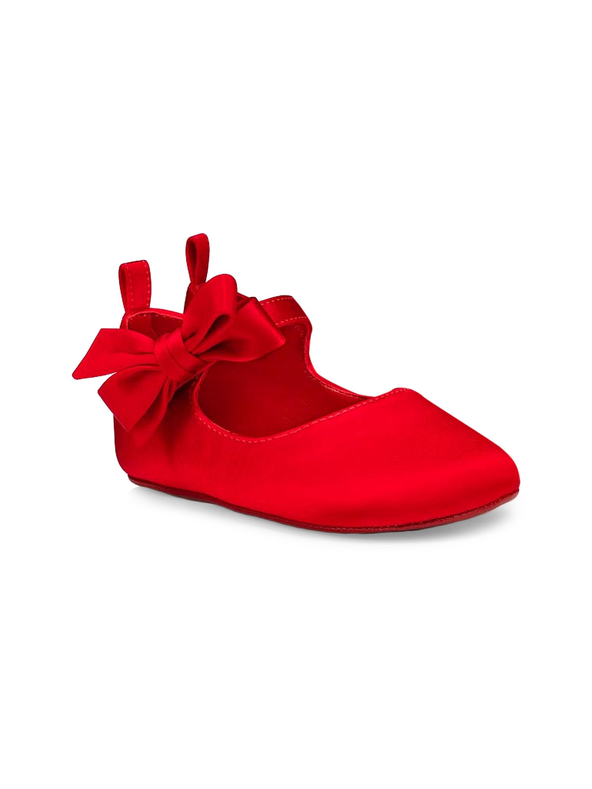 Christian Louboutin Baby Girl's Lou Babe Ballerina Flats - Red 2 (Baby) | Thumbnail 3