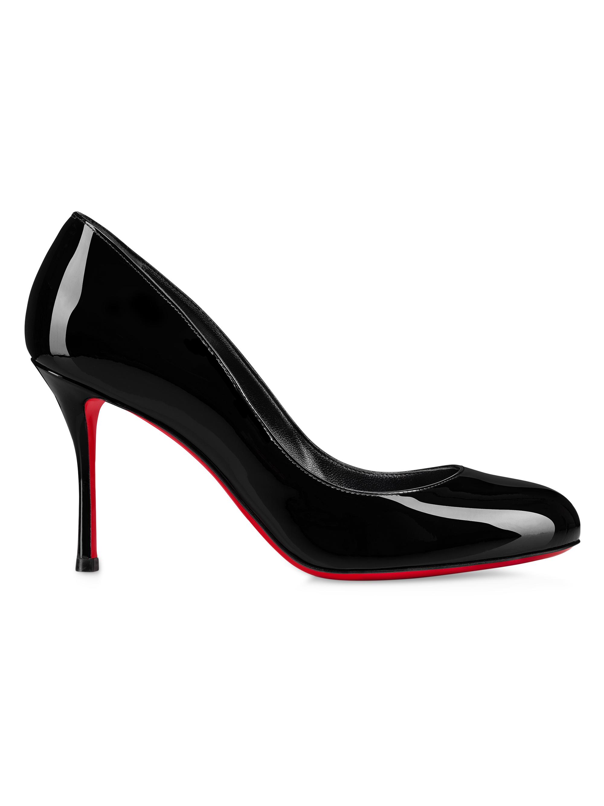 Christian Louboutin Women's Dolly 85MM Leather Pumps - Black