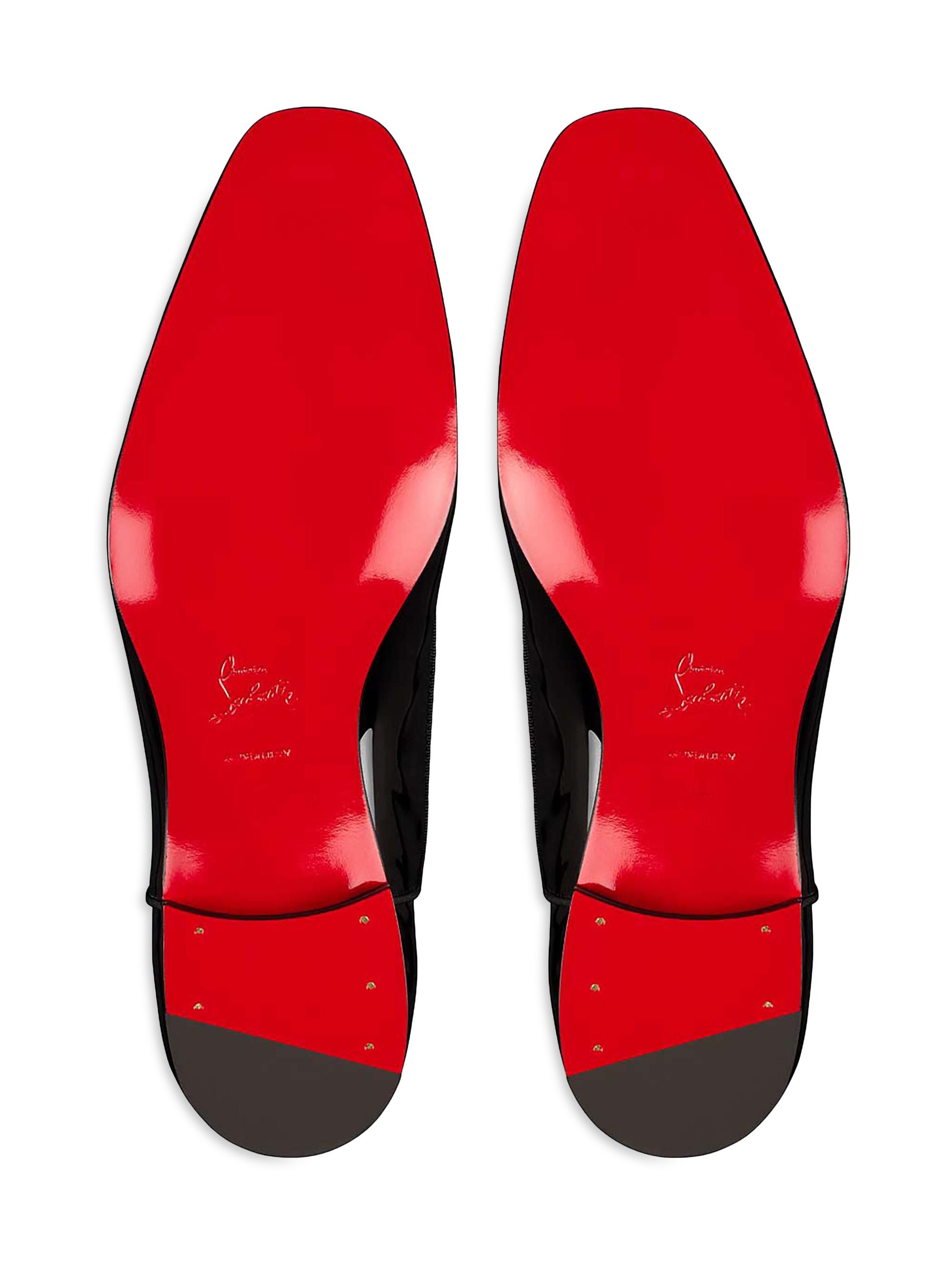 Christian Louboutin Greggy Chick Patent Leather Oxford Shoes