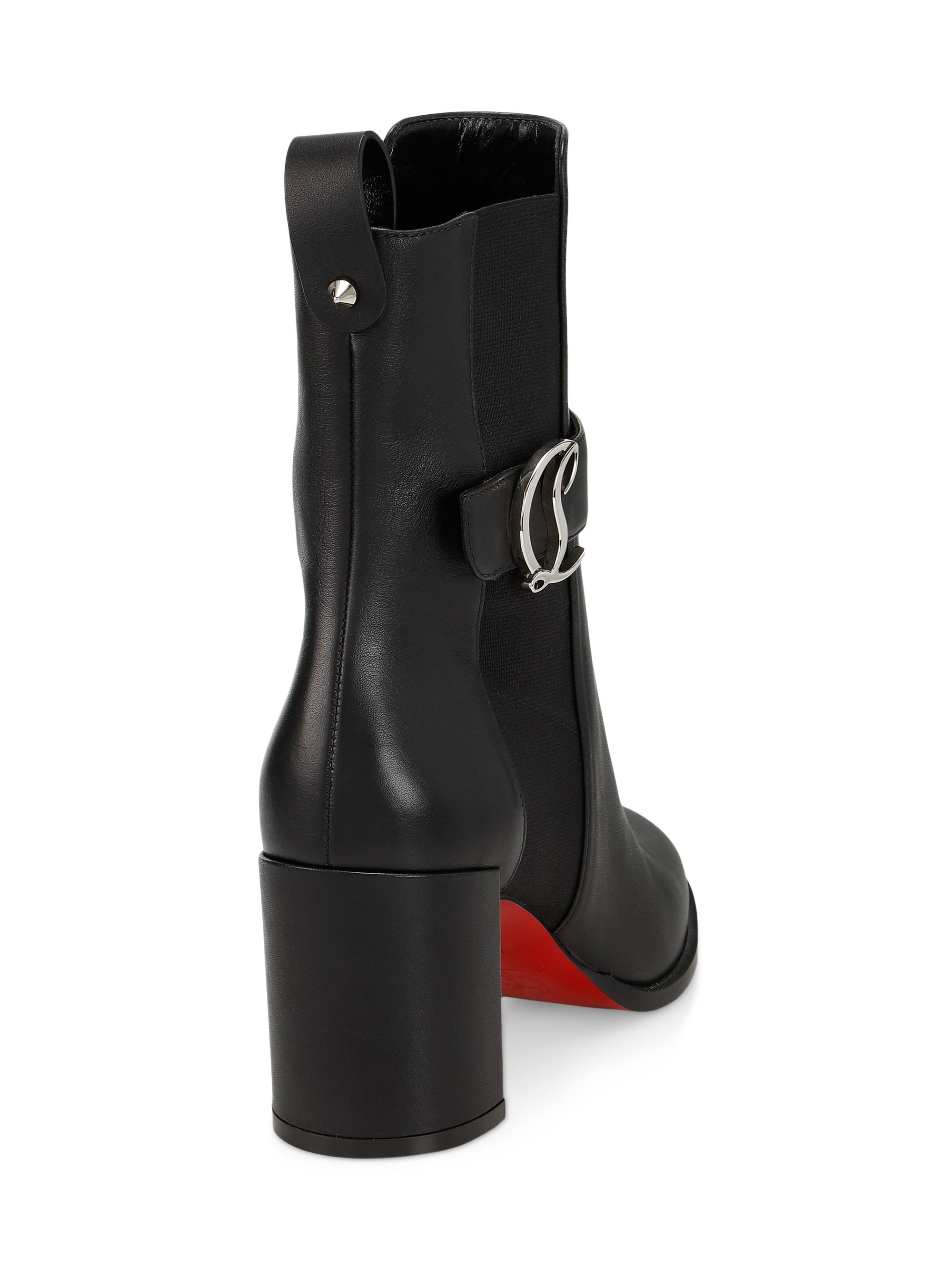 Christian Louboutin CL Chelsea Booty Booties | Saks Fifth Avenue