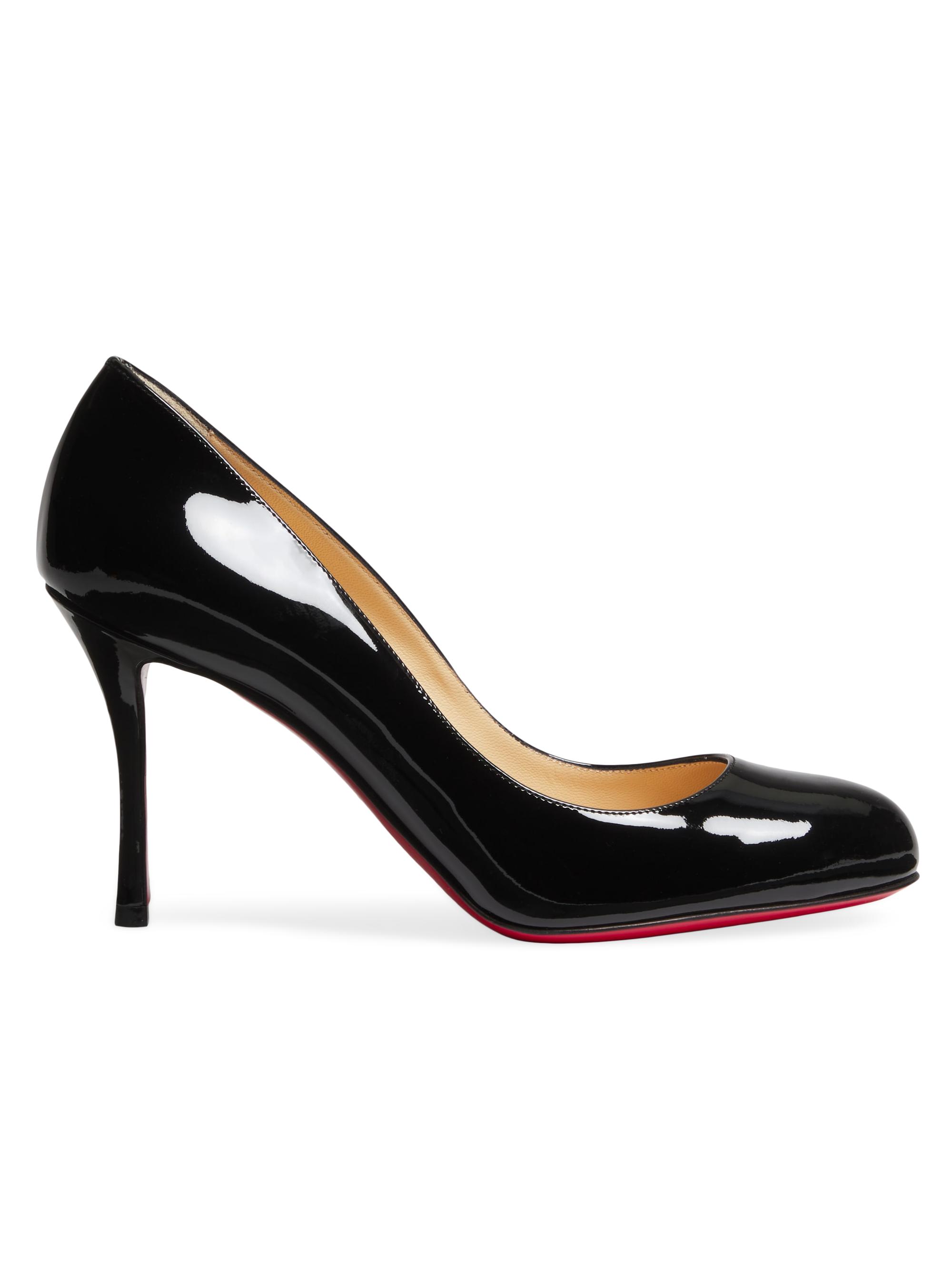 Christian Louboutin Women's Dolly 5MM Patent Leather Pumps - Black
