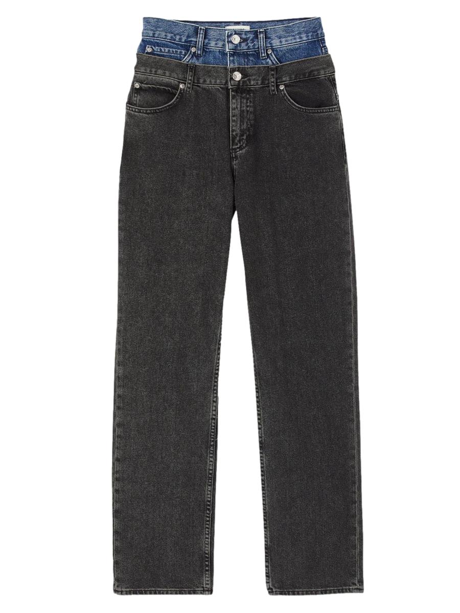 ＊人気＊ SANDRO  ワイドジーンズ♪ 坪田あさみさんコラボ＞WIDE DENIM ワイドデニム / woadblue