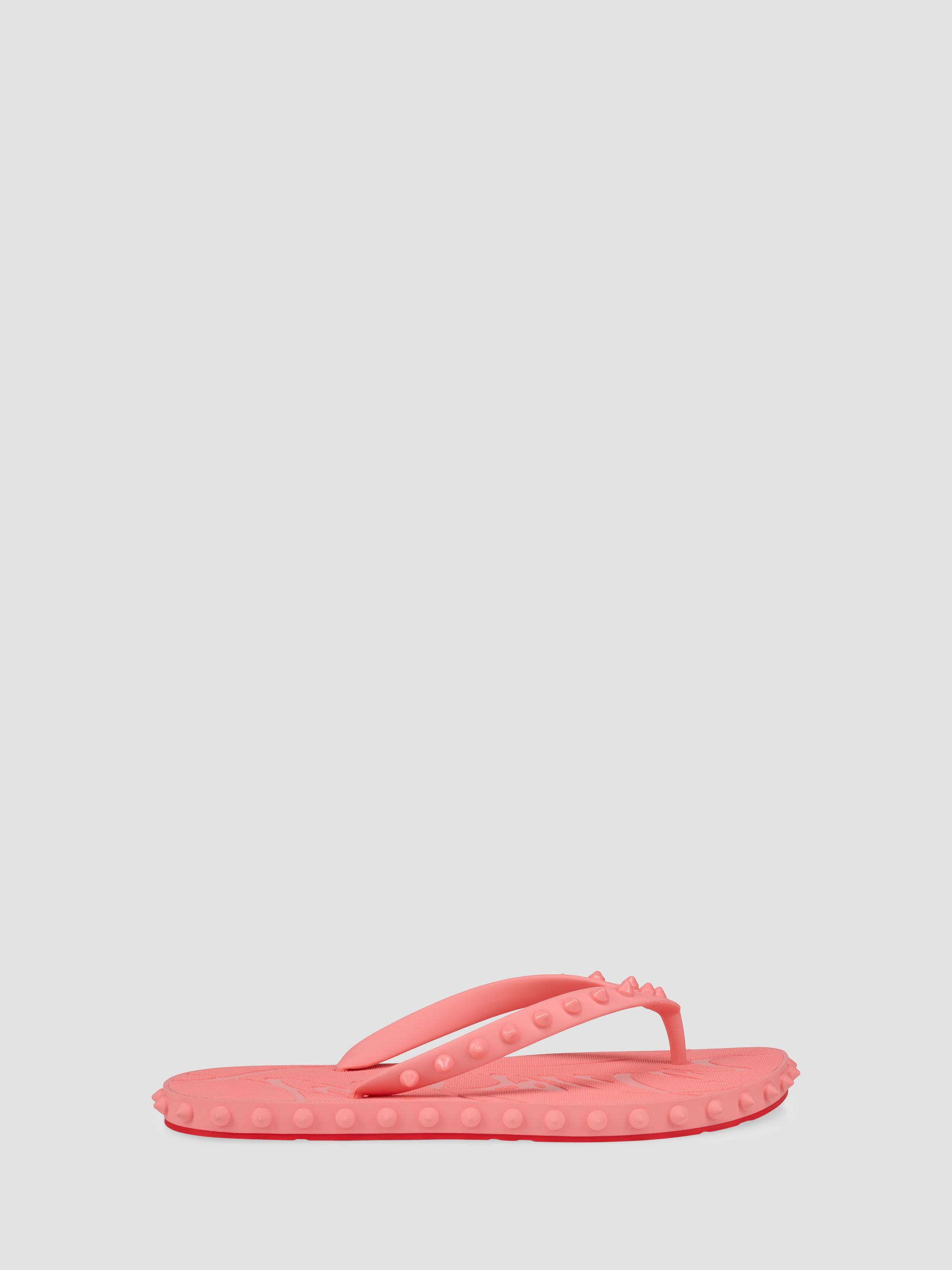 Christian Louboutin Women's Super Loubi Flip Flops - Grapefruit | Thumbnail 6
