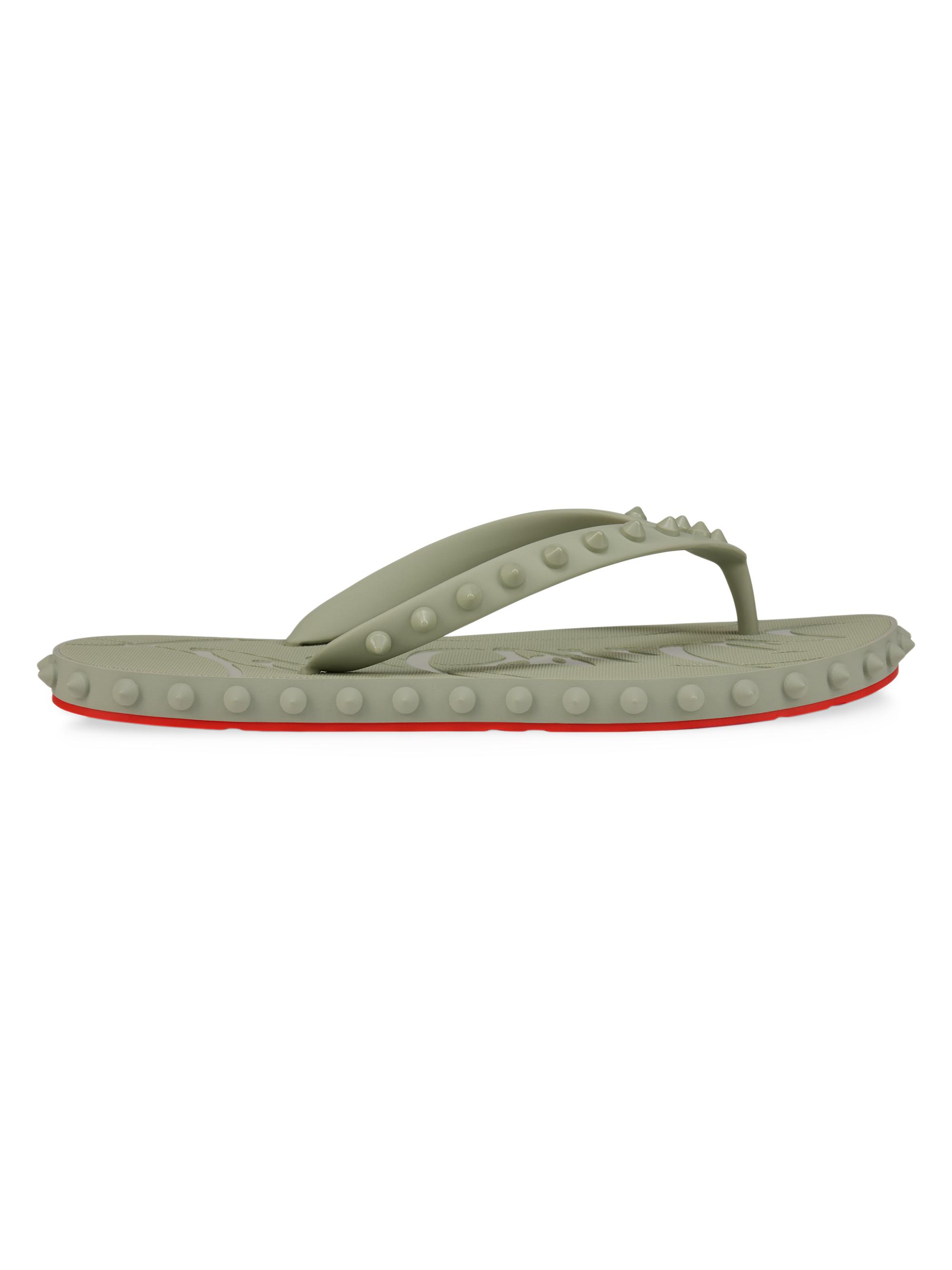 Christian Louboutin Women's Super Loubi Flip Flops - Haiiro