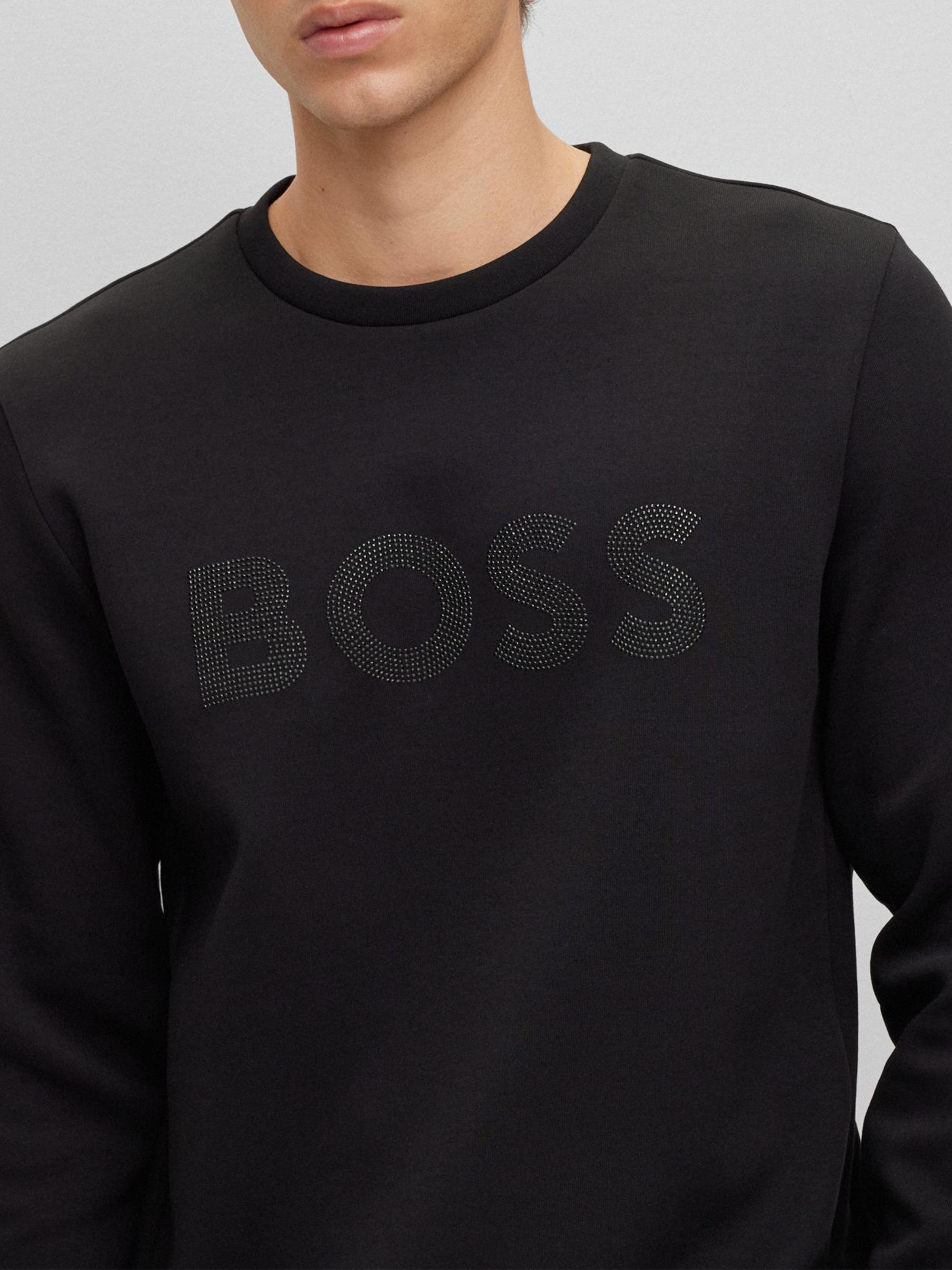 KEN0515 BOSS ブラック トレーナー ロゴ入り hbeu50527585_001_100?wid=1980&