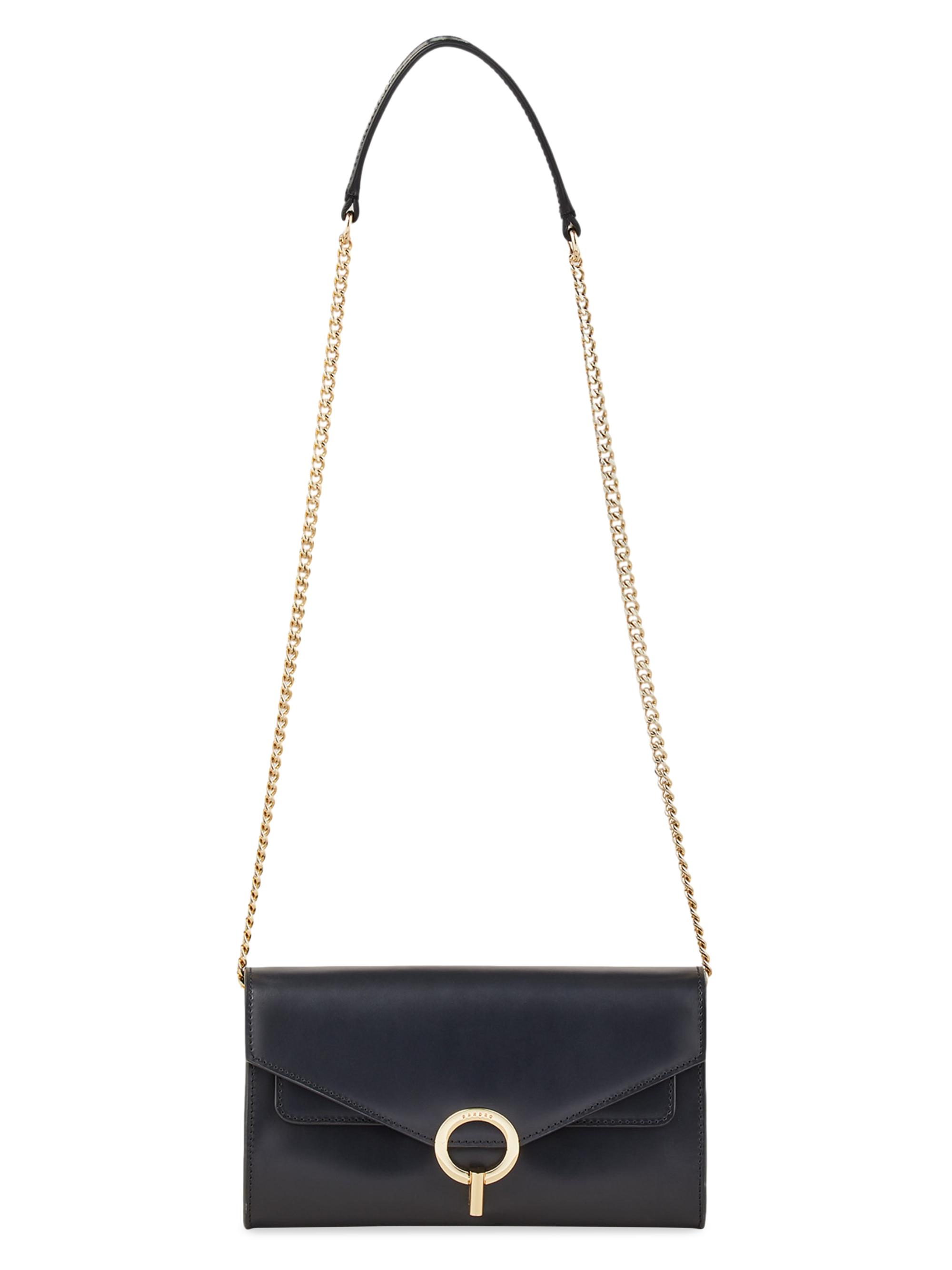 Sandro Women's Yza Pocket Clutch Bag - Black