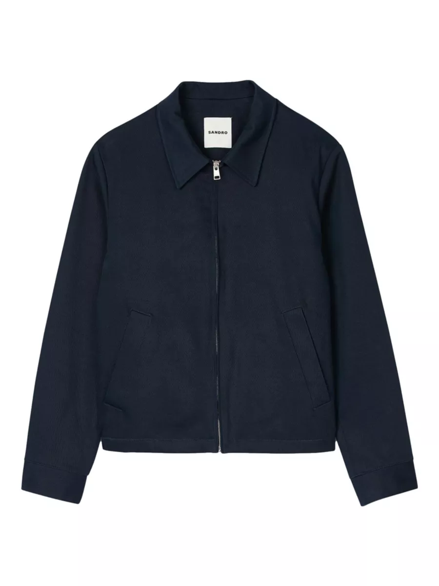 Shop Sandro Cotton Jacket | Saks Fifth Avenue Shop Sandro Cotton Jacket | Saks Fifth Avenue