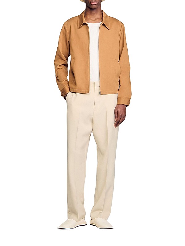 Shop Sandro Cotton Jacket | Saks Fifth Avenue Shop Sandro Cotton Jacket | Saks Fifth Avenue
