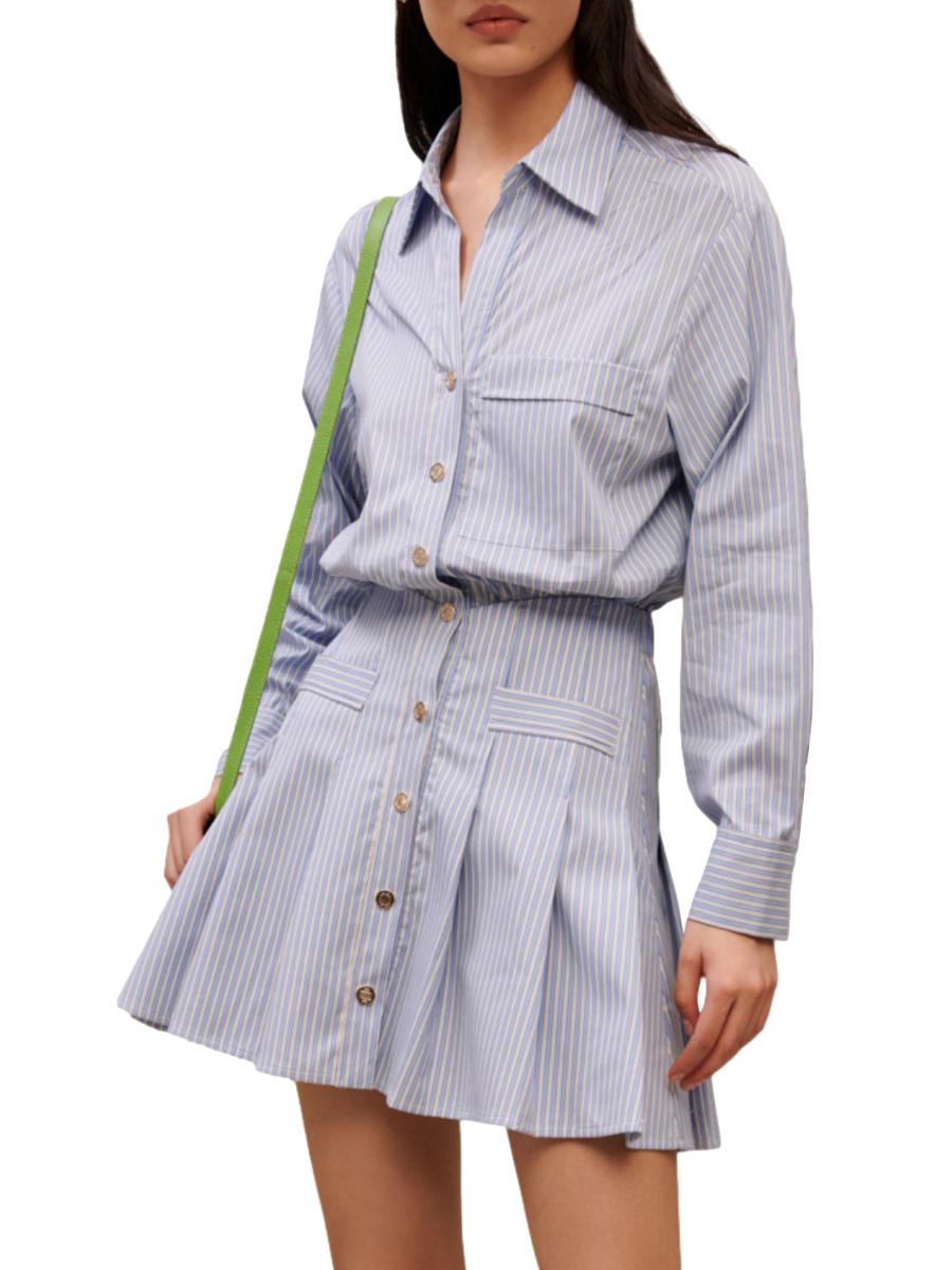maje asymmetric plaid shirt dress Maje Blue/Black Plaid Short Sleeve Maxi Dress size 3  Mine & Yours