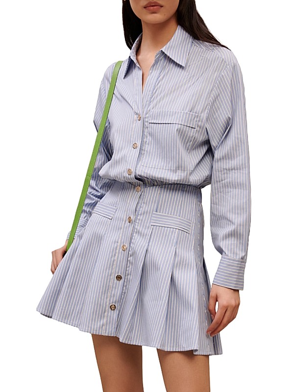 Shop Maje Striped Shirt Dress | Saks Fifth Avenue Shop Maje Striped Shirt Dress | Saks Fifth Avenue