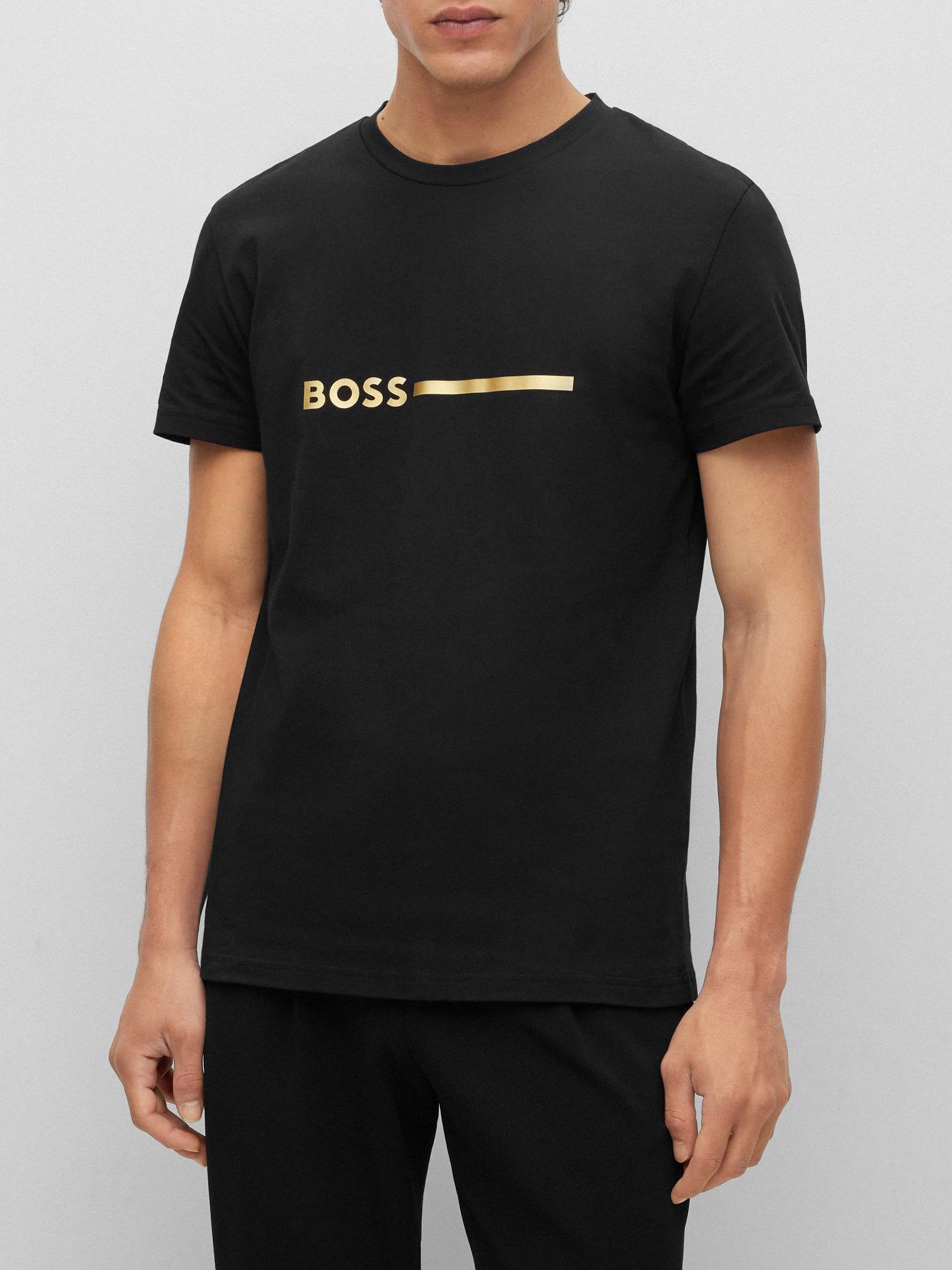BOSS Regular-fit T-shirt in cotton with UV protection Saks Fifth