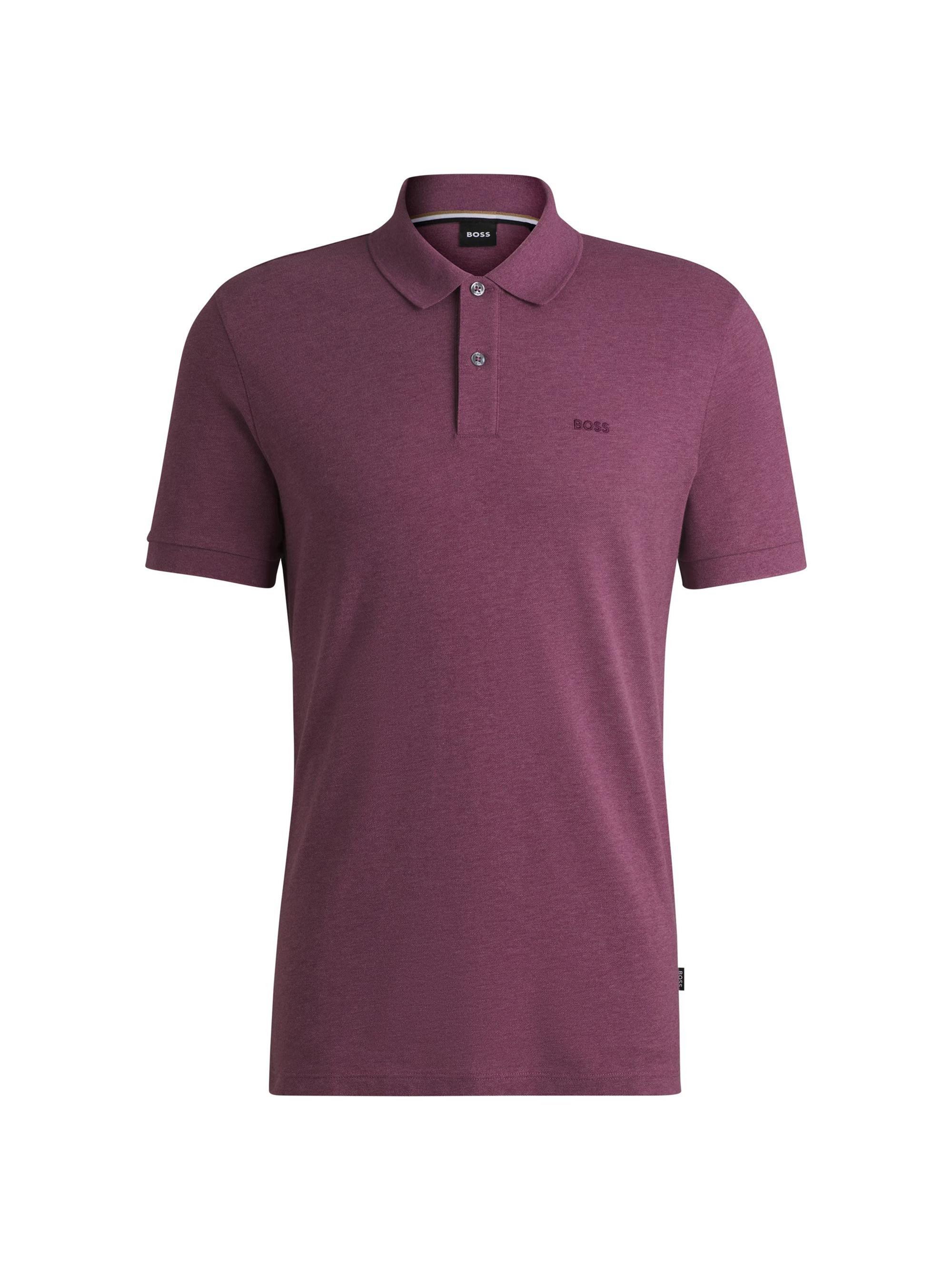 BOSS Men's Pallas Regular-Fit Polo Shirt in Cotton - Orange