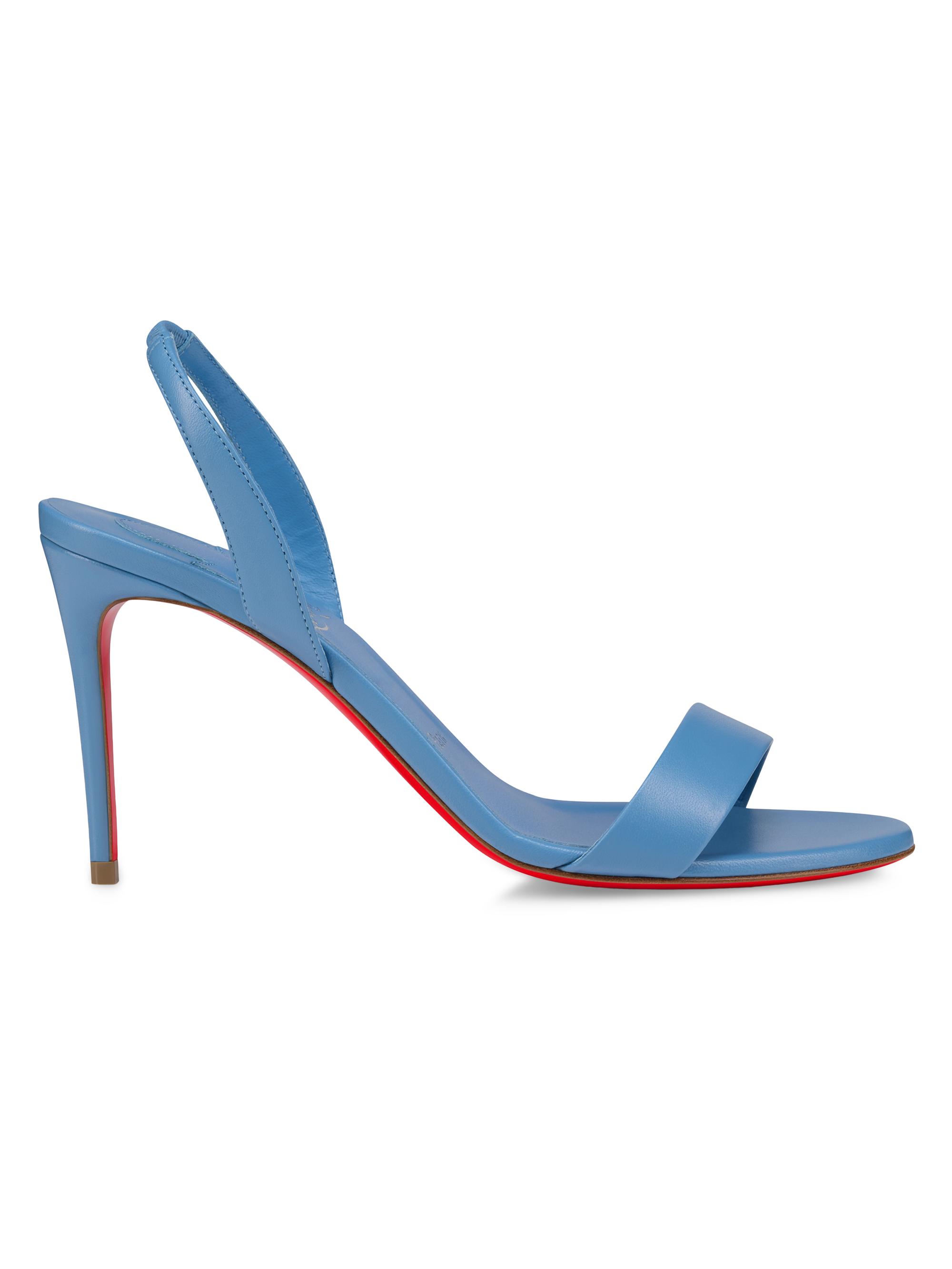 Christian Louboutin Miss Z 100MM Leather Sandals | Saks Fifth Avenue