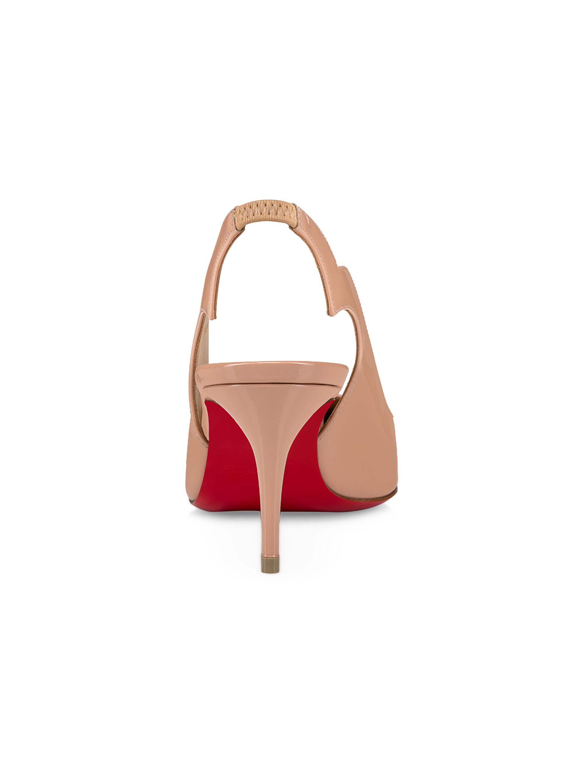 Christian Louboutin Hot Chick Sling 70MM Patent Leather Pumps