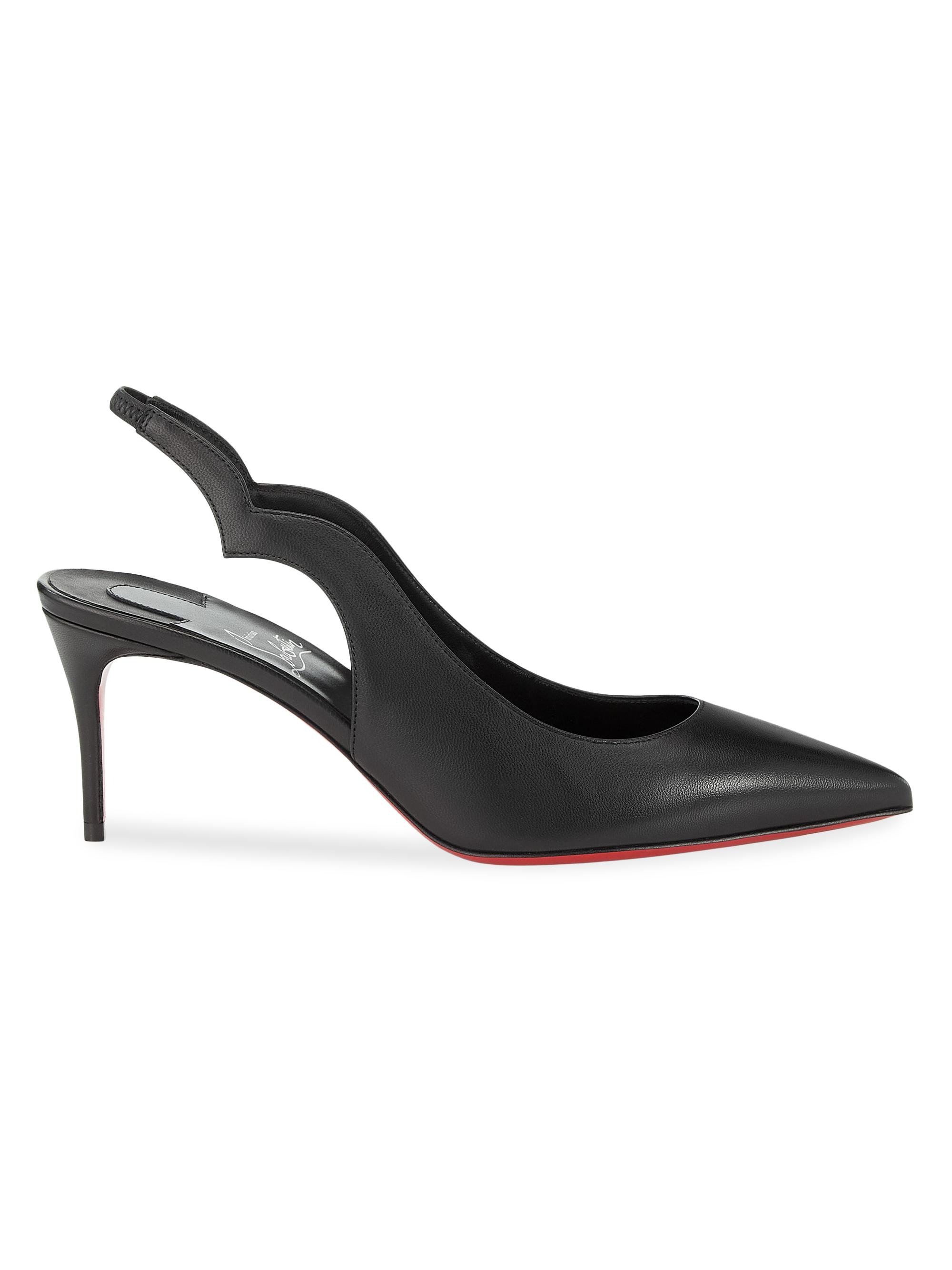 Christian Louboutin Hot Chick 70MM Leather Pumps | Saks Fifth Avenue