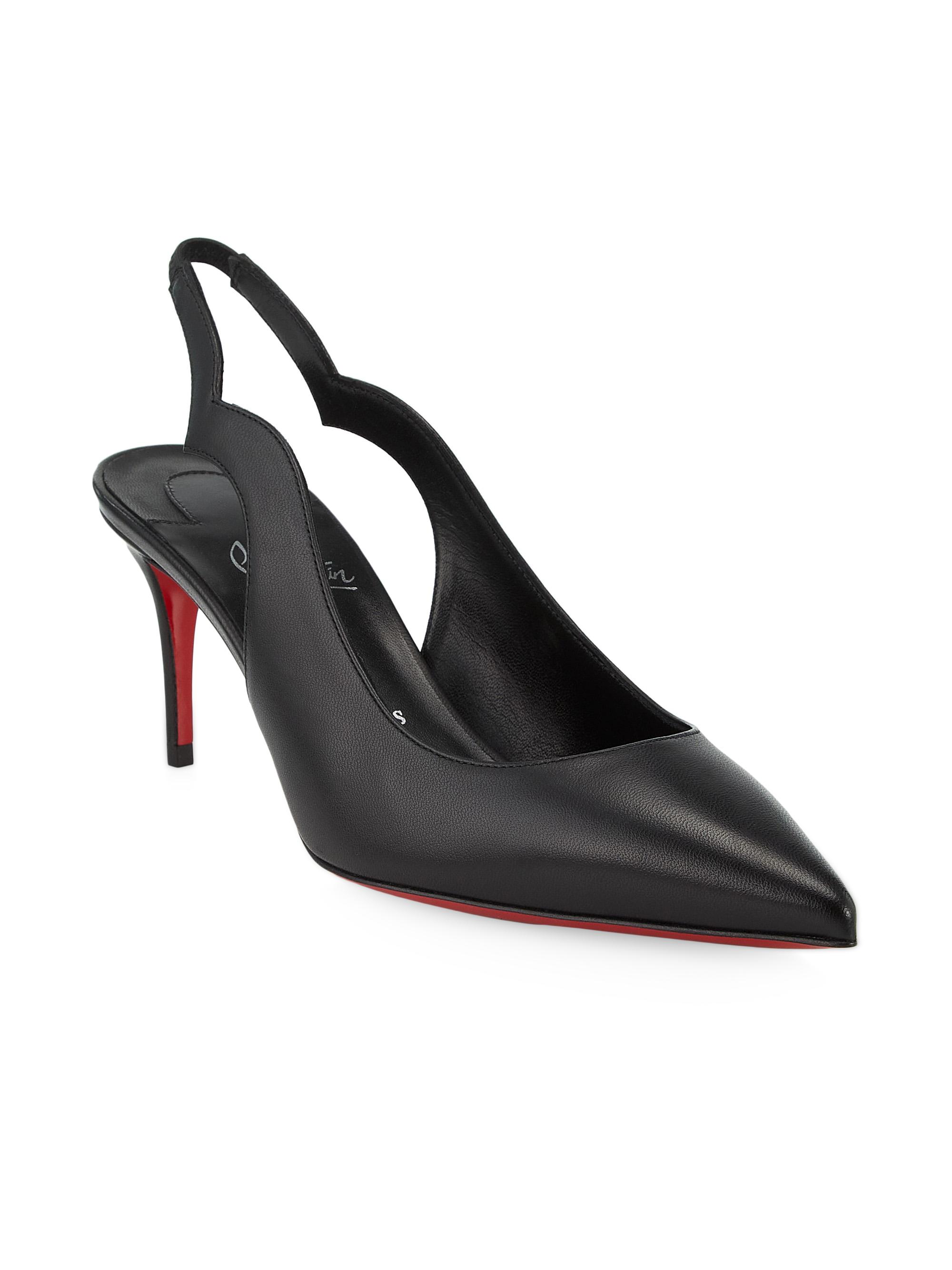 Christian Louboutin Hot Chick 70MM Leather Pumps | Saks
