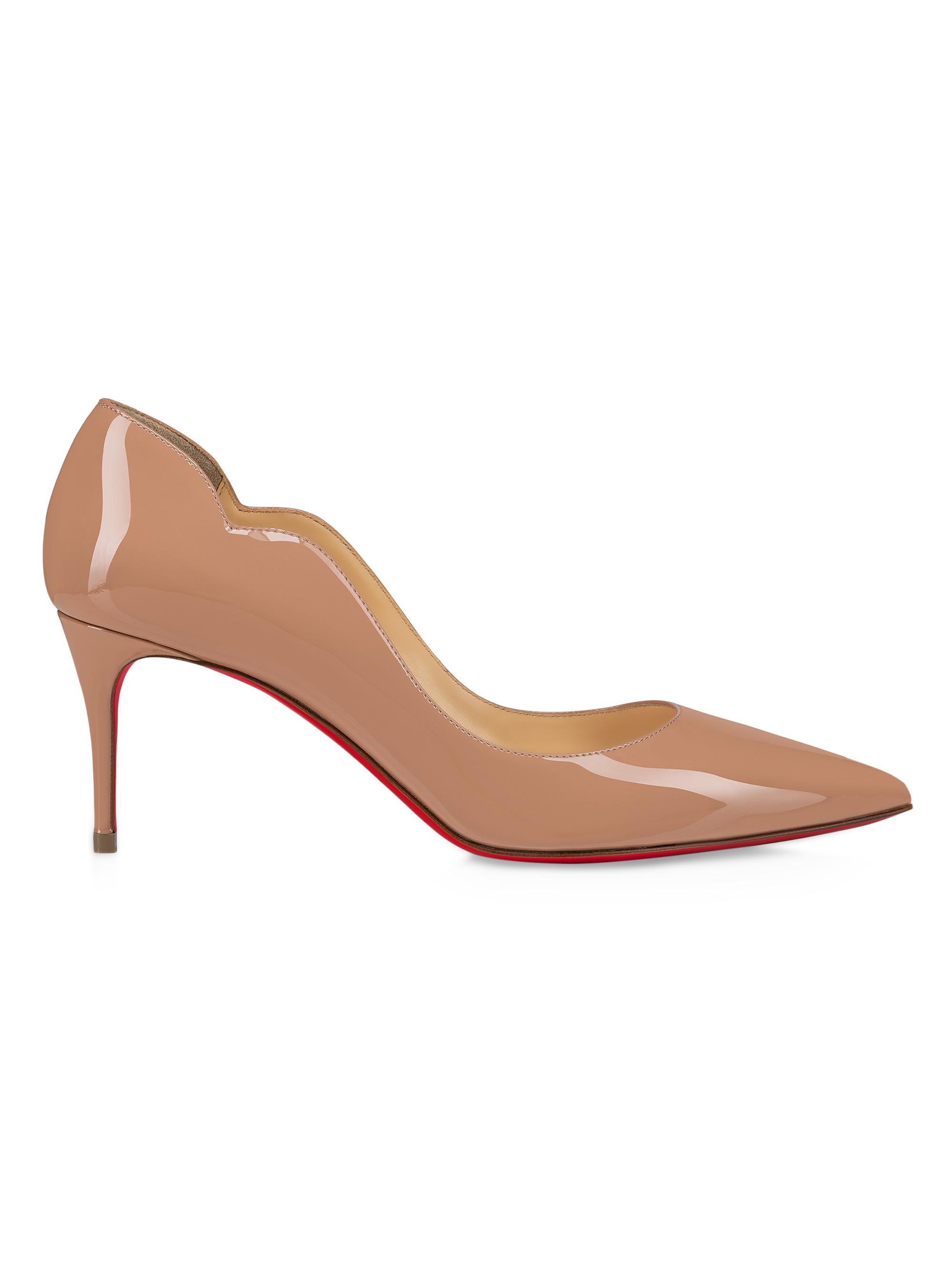 Christian Louboutin Women's Hot Chick 70MM Leather Pumps - Blush