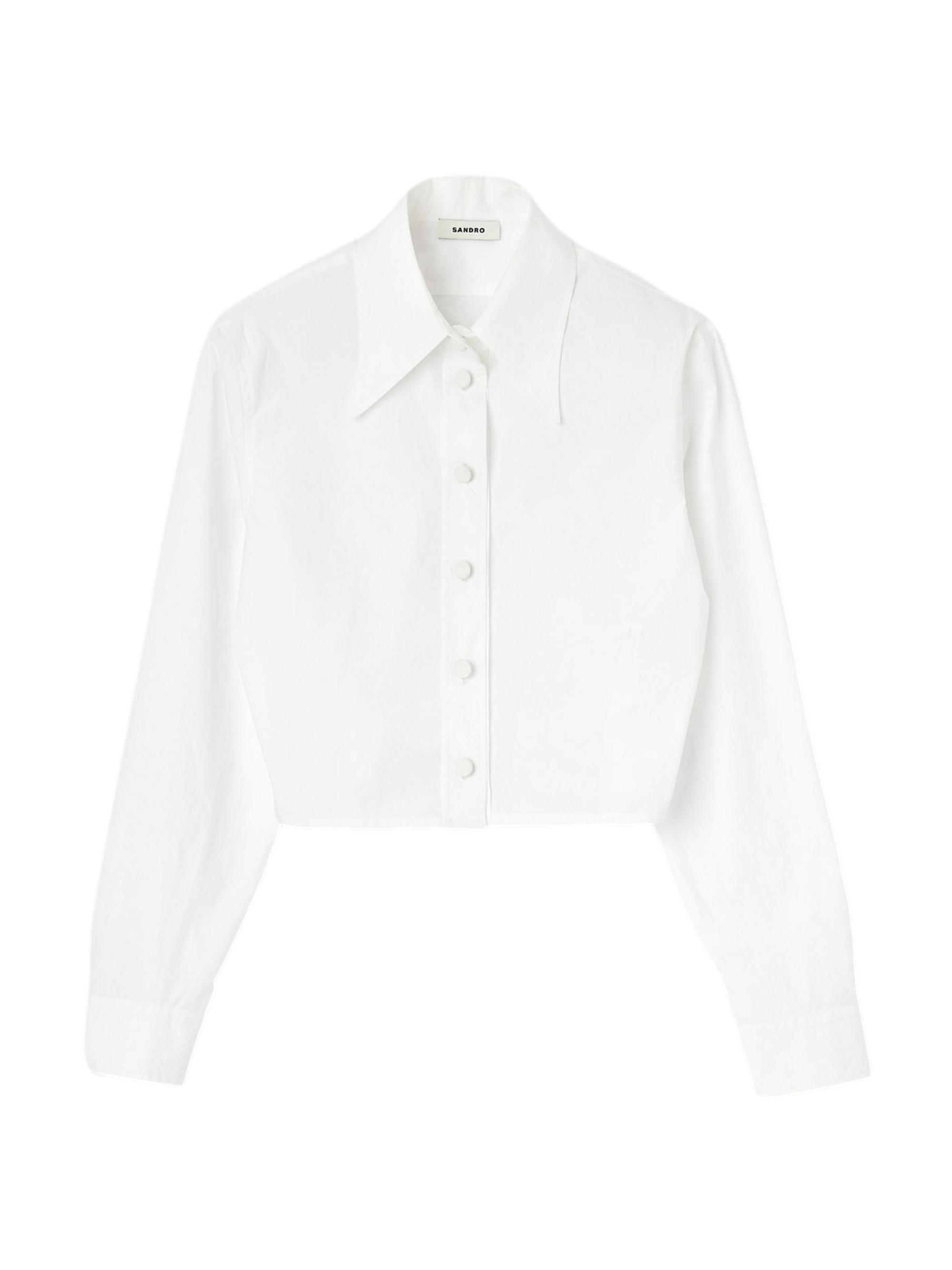sandro dress shirt Sandro Square-Cross Short-Sleeve Woven Men Shirt