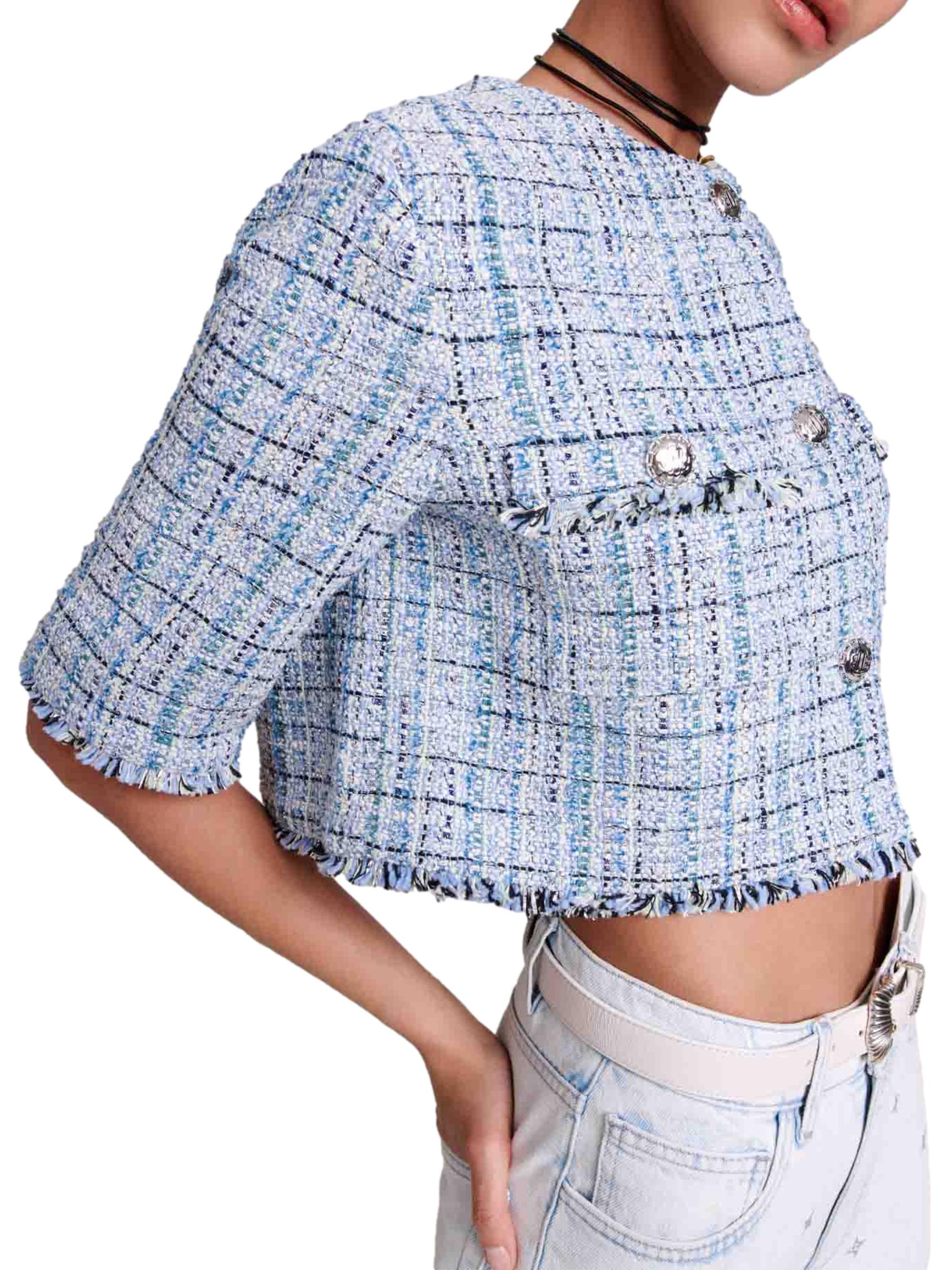 MADISON BLUE　CROPPED JACKET TWEED　01　美品 CROPPED S/S JK F.TWEED | JACKET | MADISONBLUE