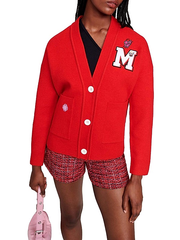 Shop Maje Knit Cardigan Sweater | Saks Fifth Avenue Shop Maje Knit Cardigan Sweater | Saks Fifth Avenue