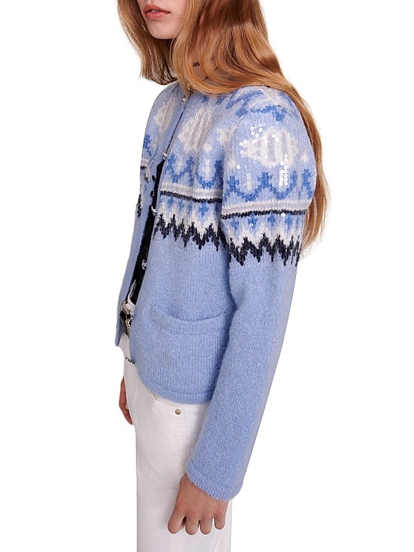 Shop Maje Knit Cardigan | Saks Fifth Avenue Shop Maje Knit Cardigan | Saks Fifth Avenue