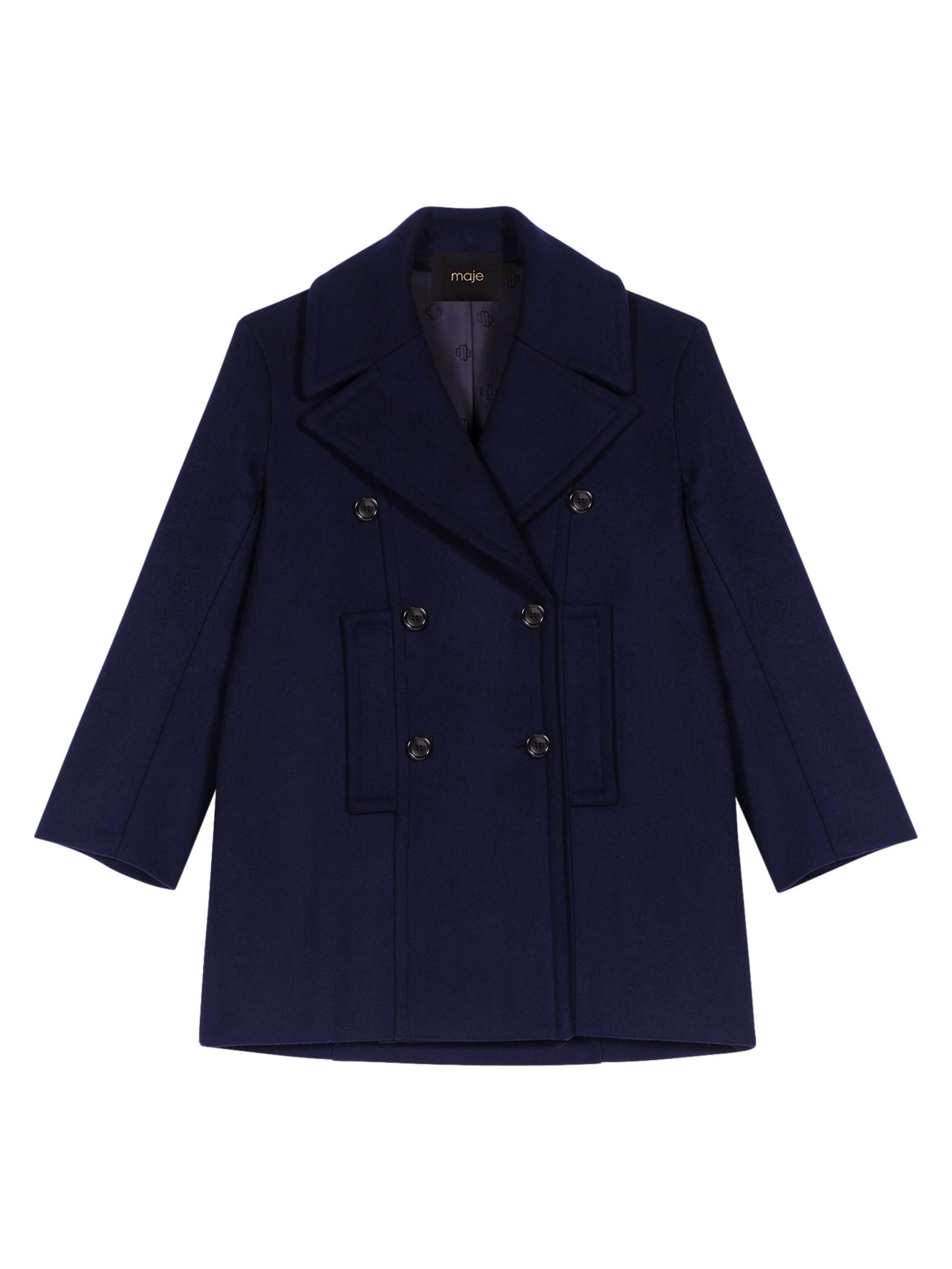 Maje Pea Coat | Saks Fifth Avenue