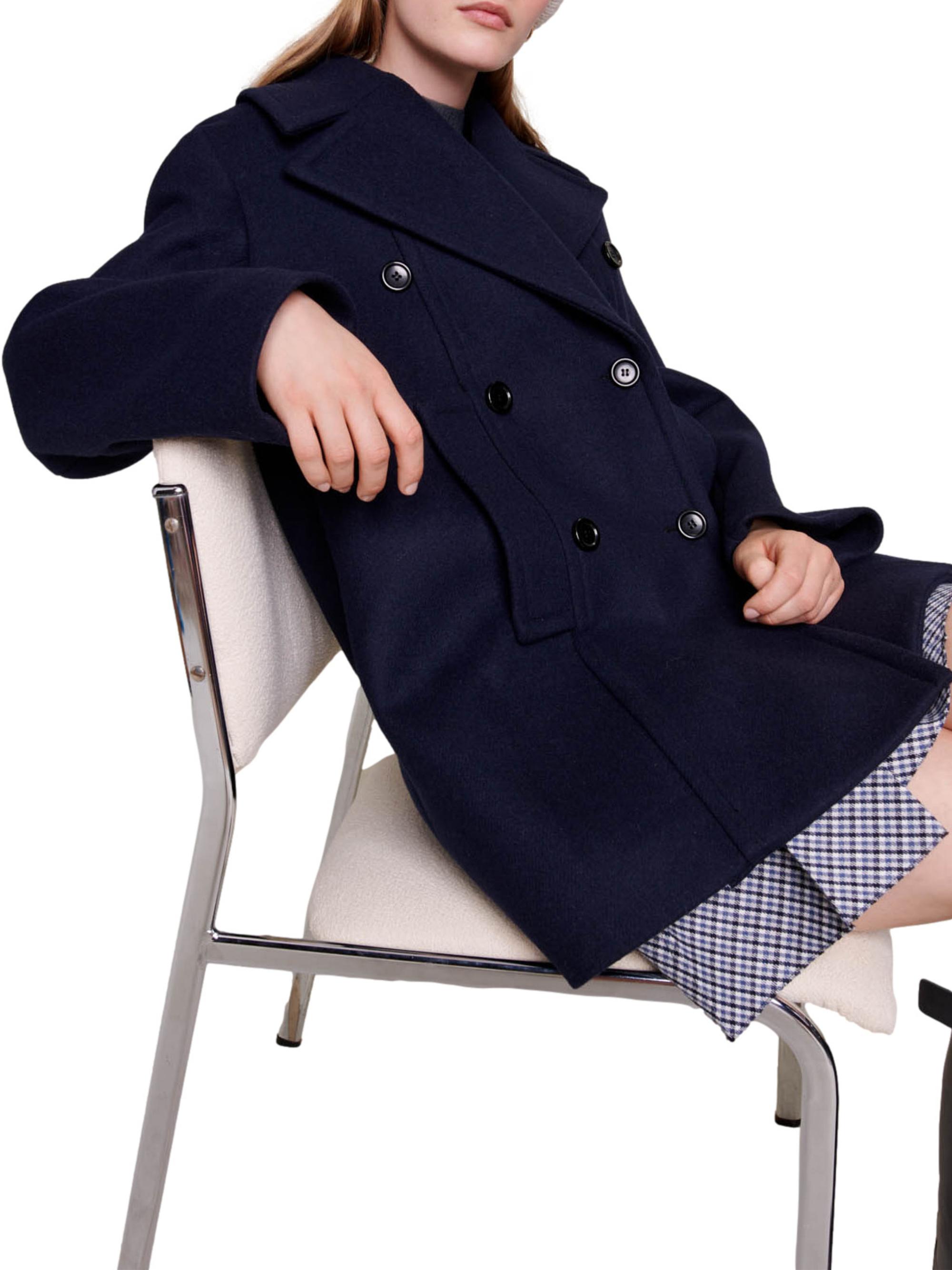 Maje Pea Coat | Saks Fifth Avenue