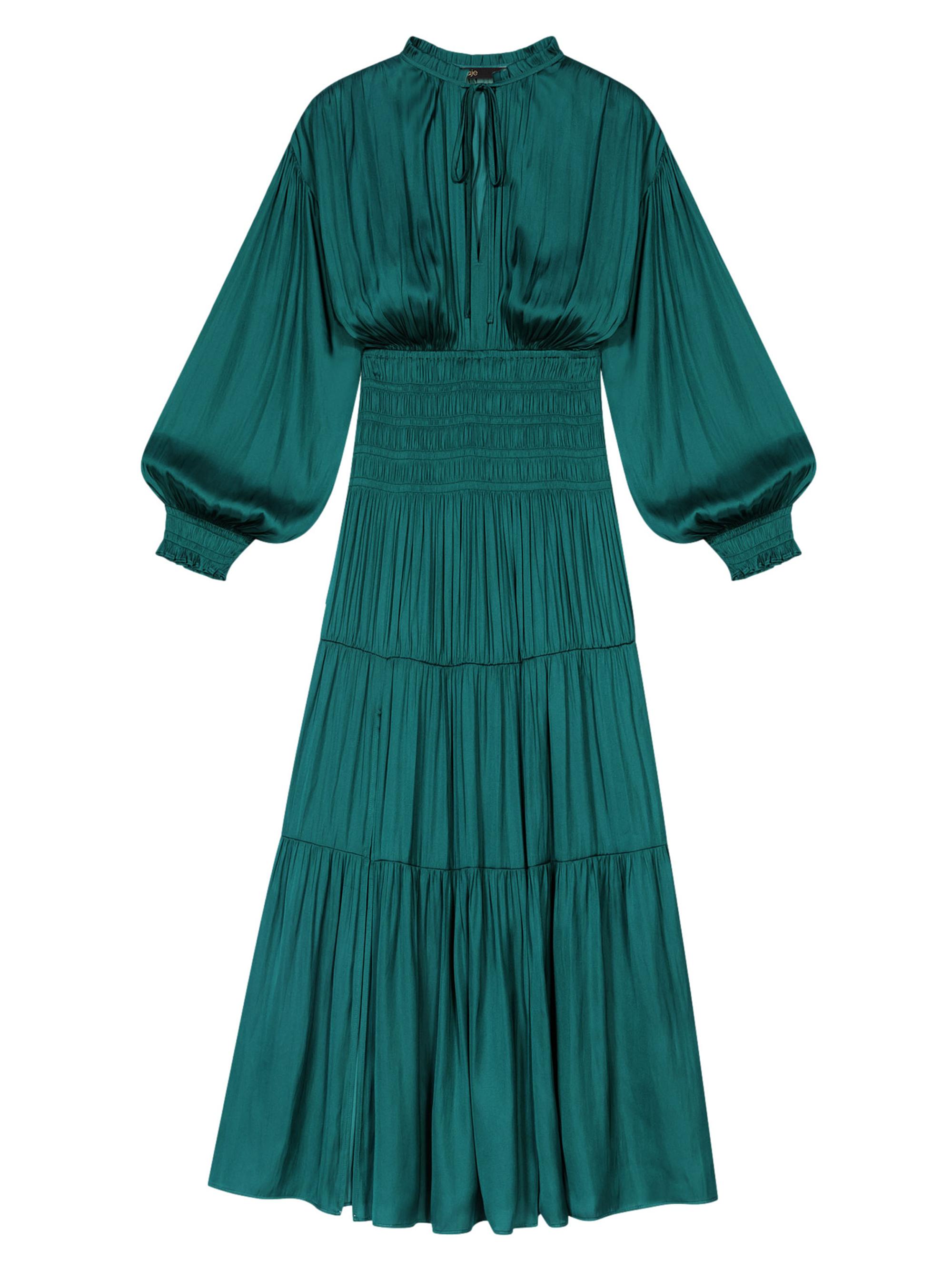 green emerald velvet dress Palma Short dress with buttons green mini dress main image 0