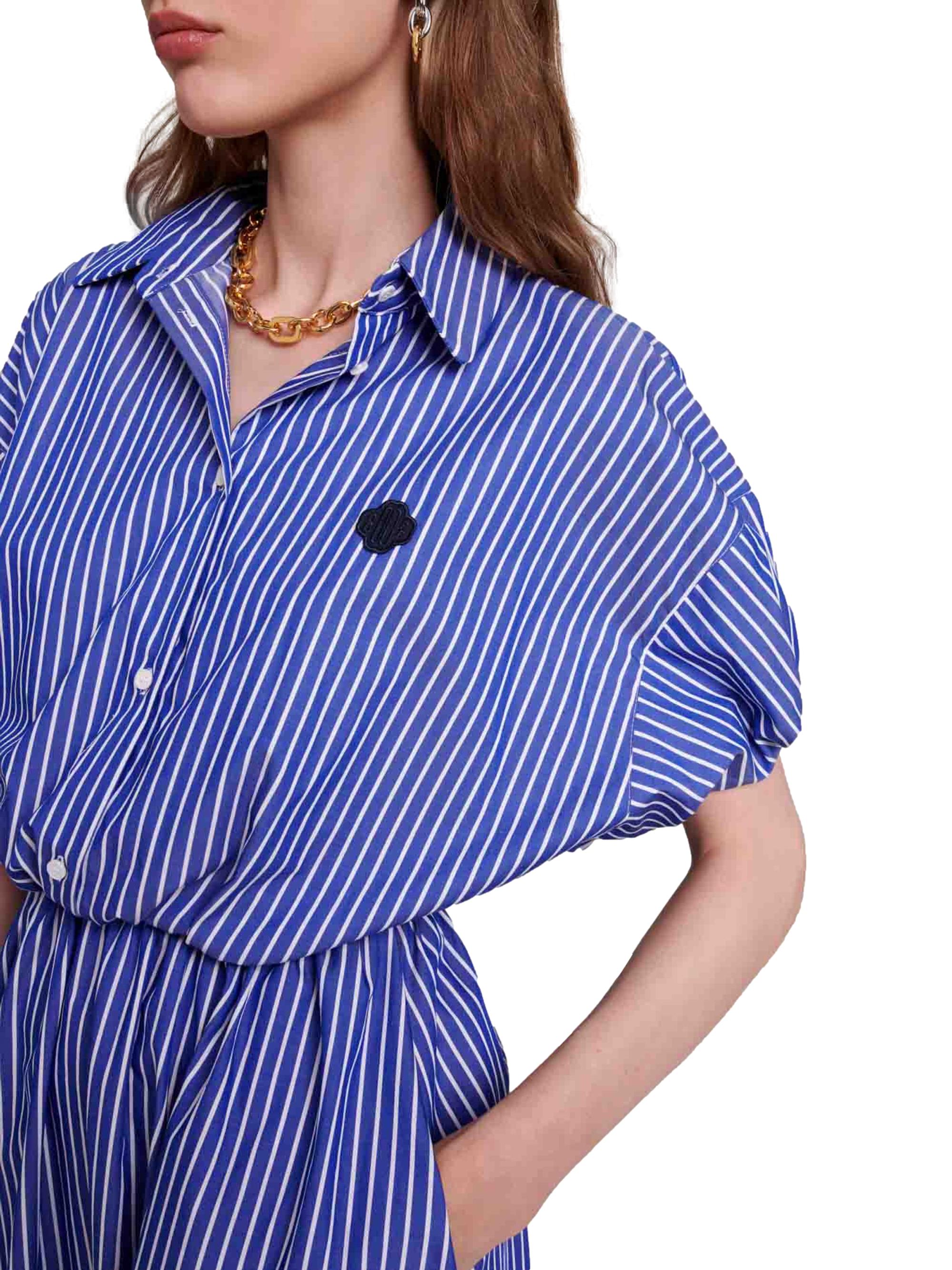 Maje Long Striped Shirt Dress | Saks Fifth Avenue