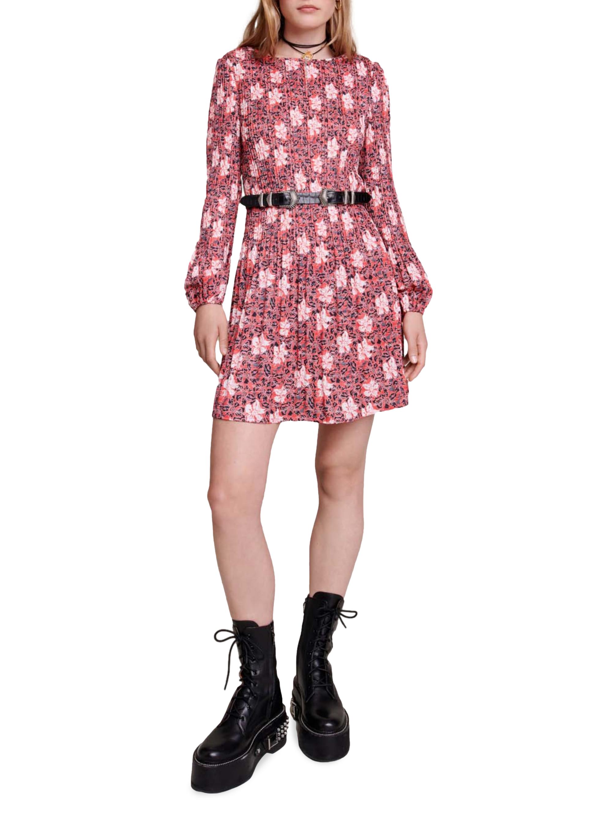 maje short floral dress Short floral printed dress Printed For Women