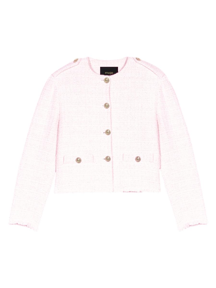 Maje Cropped Tweed Jacket | Saks Fifth Avenue