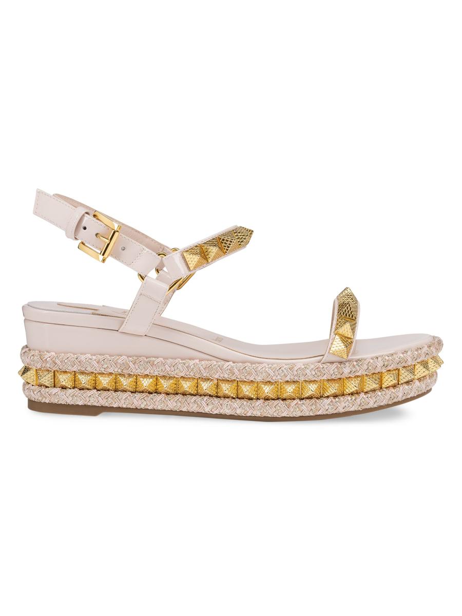 Christian Louboutin Women's Pyraclou Wedges In Multi
