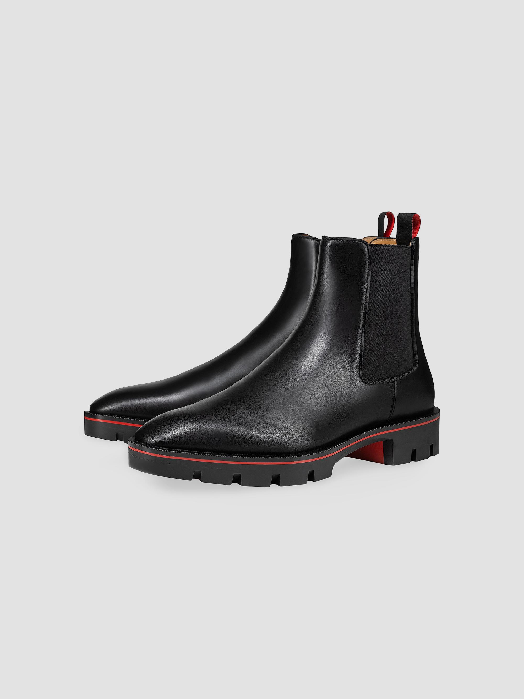 Louboutinスエードサイドゴアブーツ Christian Louboutin Alpinosol Boots | Saks Fifth Avenue