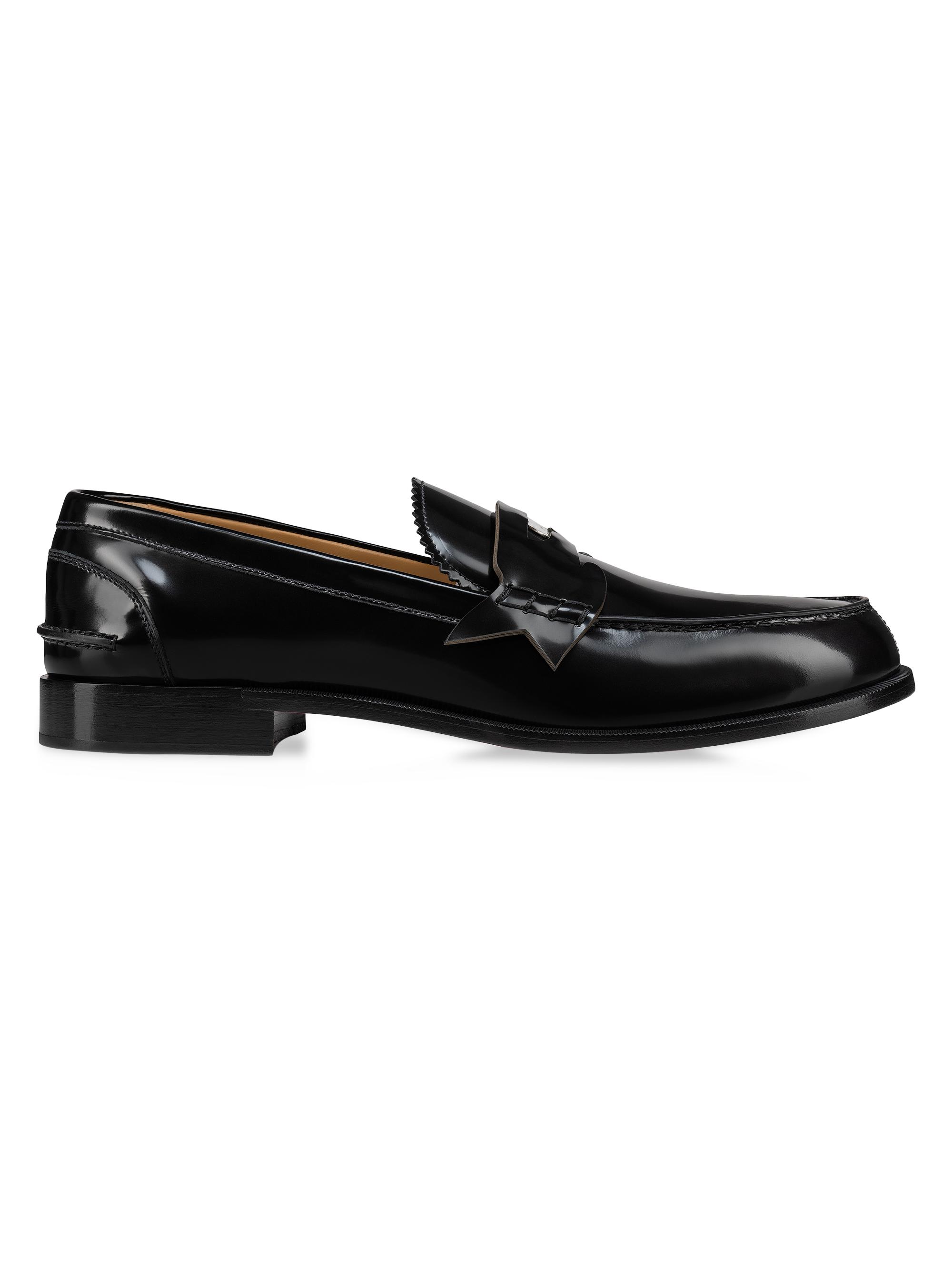 靴 PRADA SPORT leather loafers black US8.5 PRADA Sport Black Leather Loafer Linea Rossa 0950 UK11 US