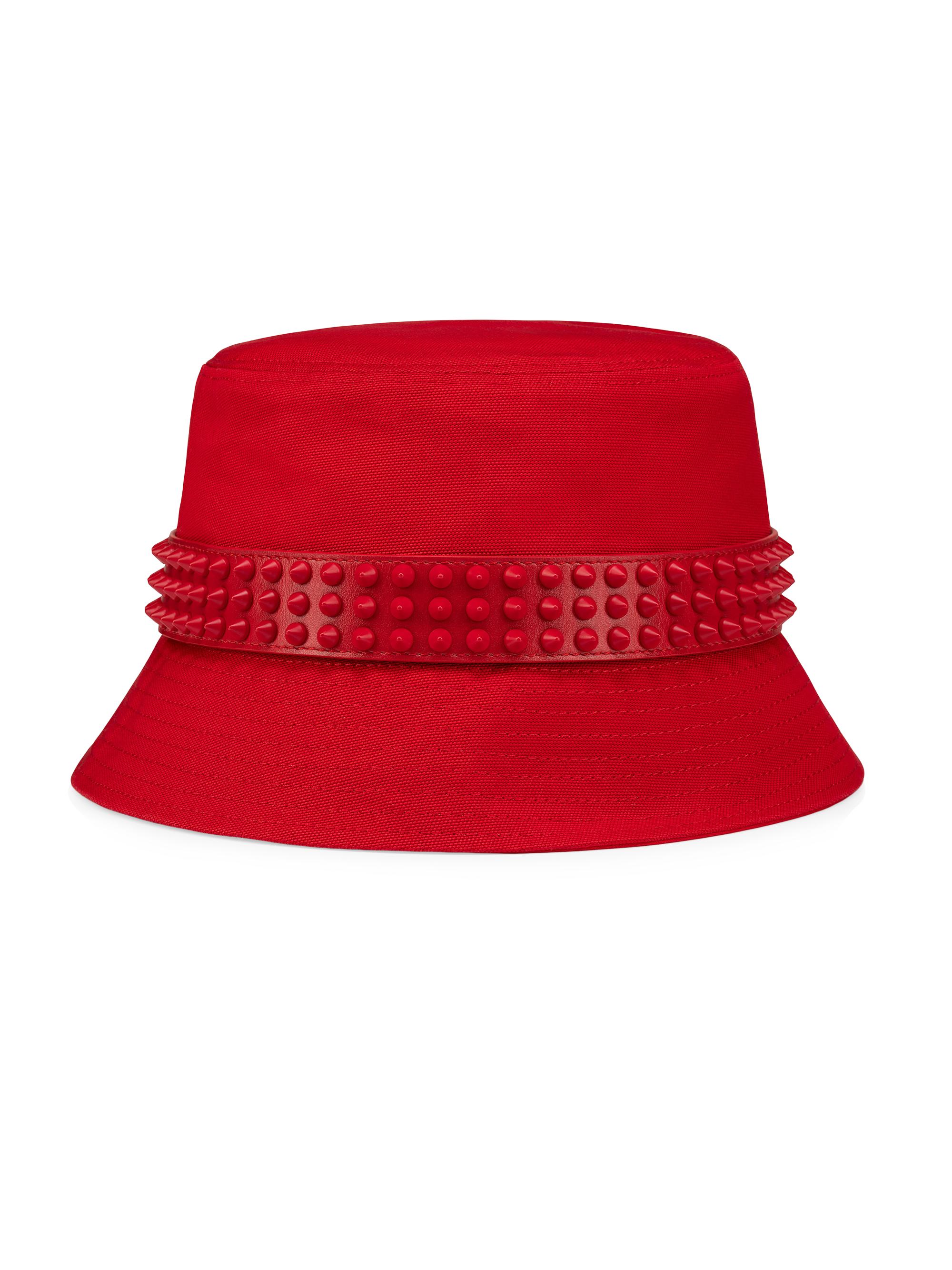 Christian Louboutin Men's Bobino Spikes Bucket Hat - Loubi