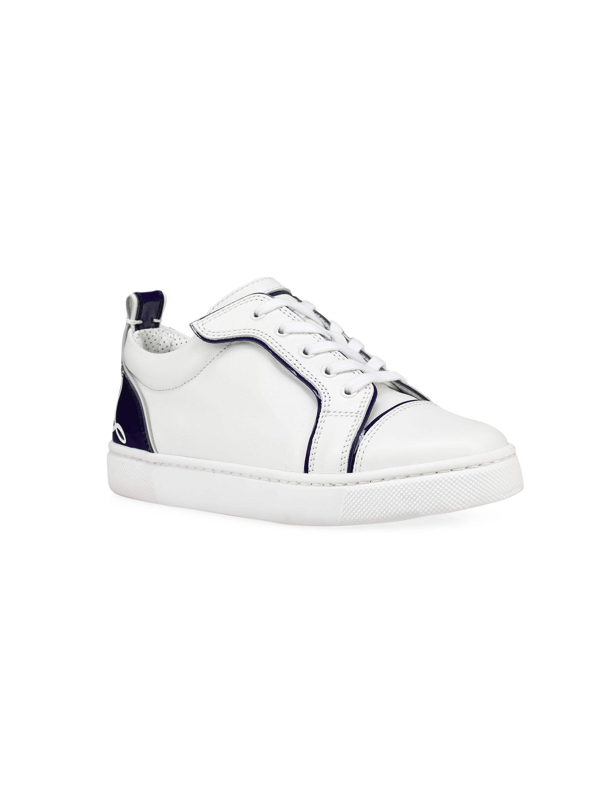 Christian Louboutin Little Kid's & Kid's Funnyto Sneakers - White 8 (Toddler)